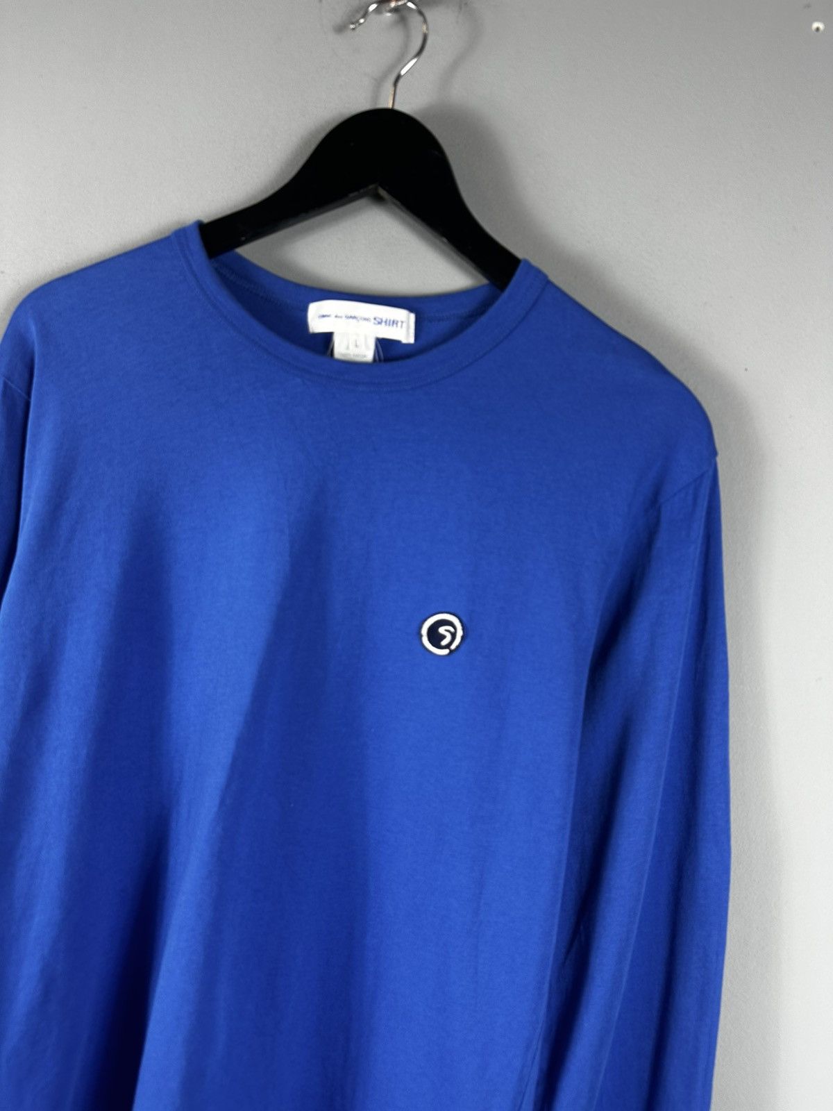 Comme des Garcons PLAY Vintage Comme Des Garcons long sleeve navy Size US L / EU 52-54 / 3 - 2 Thumbnail