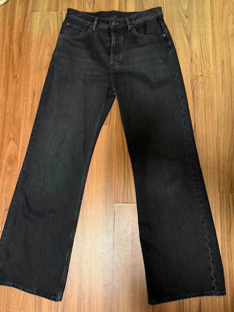 Acne Studios Acne Studios 1992 Faded Black Distressed Denim