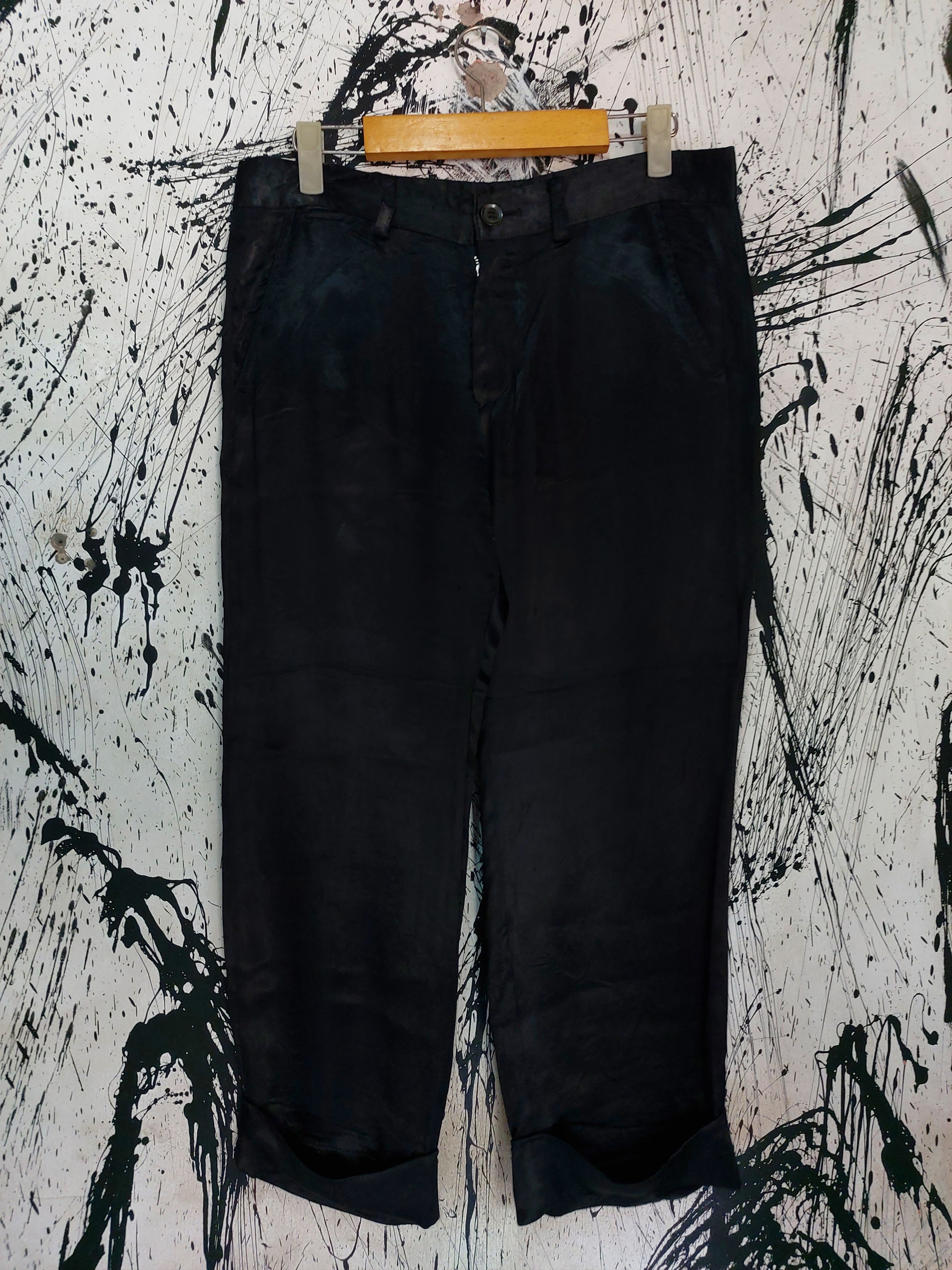 Yohji Yamamoto YOHJI YAMAMOTO RAYON TROUSER PANTS Size US 33 - 1 Thumbnail