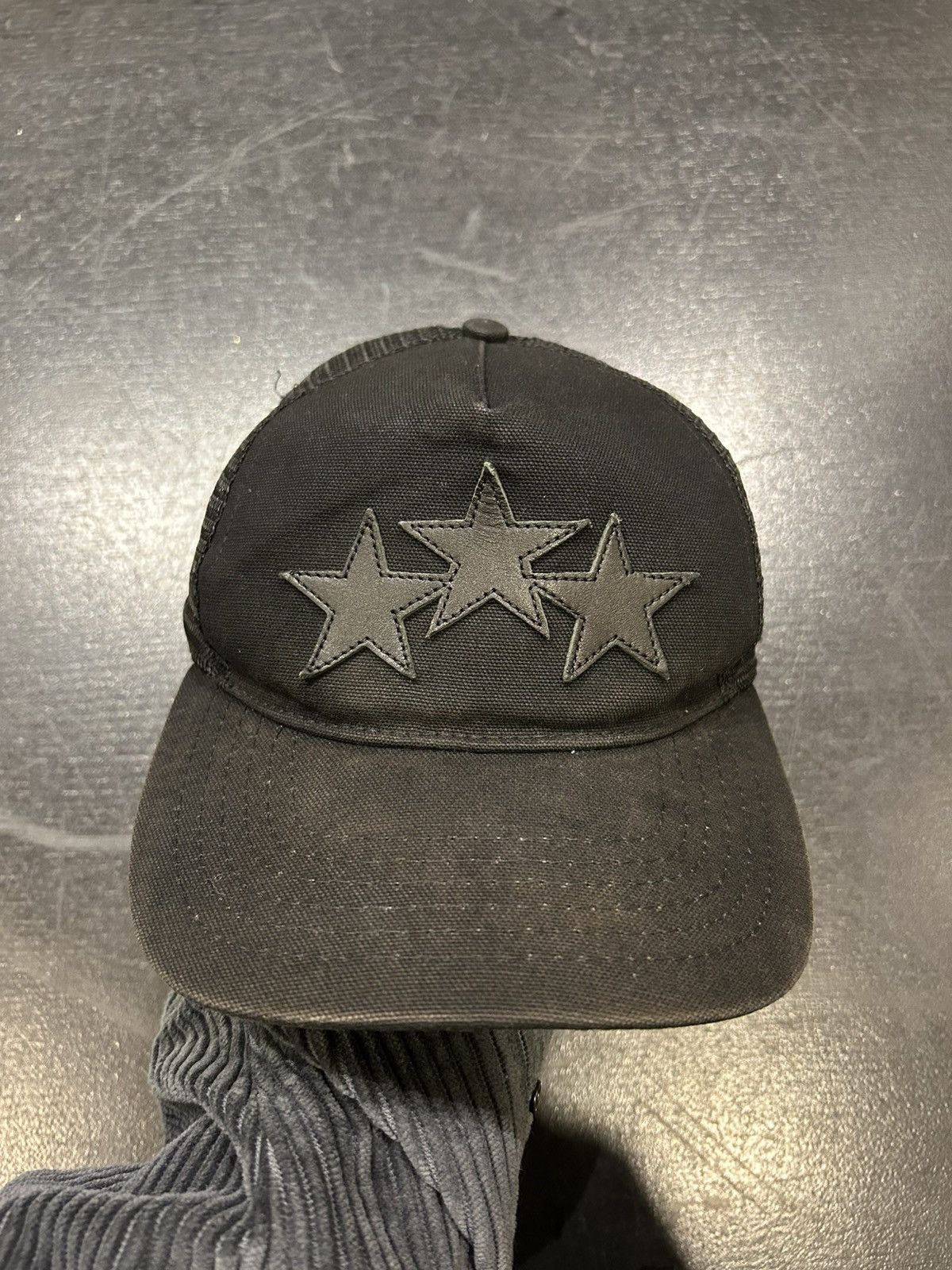 Amiri Amiri Three Star Leather Patch Hat Size ONE SIZE - 1 Thumbnail