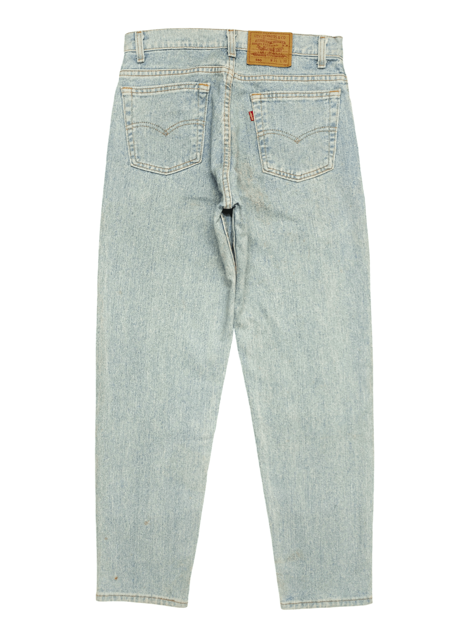 Levi's Vintage 90s Levi's 550 Sand Light Wash Denim Jeans Size US 31 - 11 Thumbnail