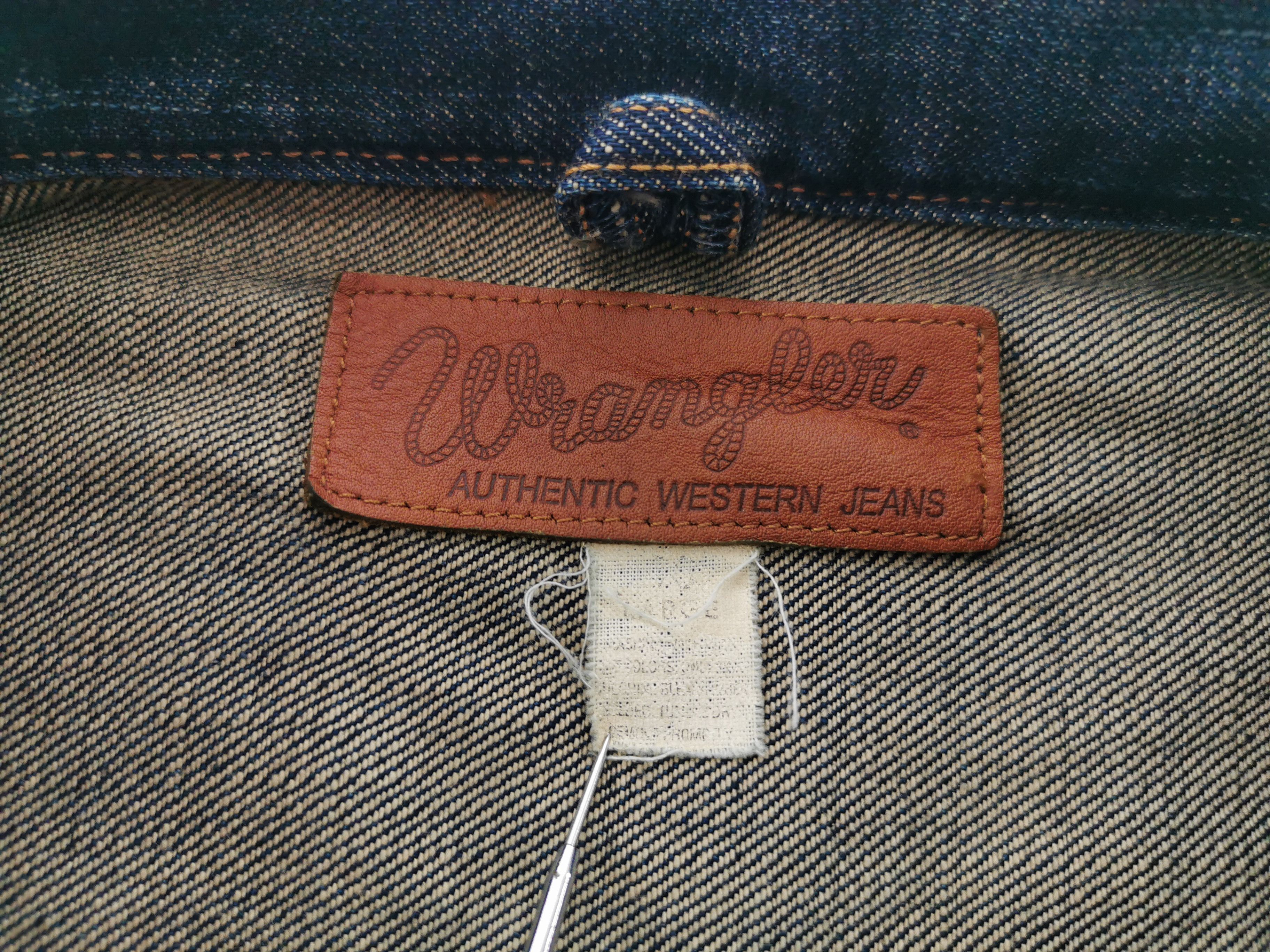 Wrangler Vintage 90s Wrangler Denim Jeans Jacket Made In Japan Size M Size US M / EU 48-50 / 2 - 4 Thumbnail