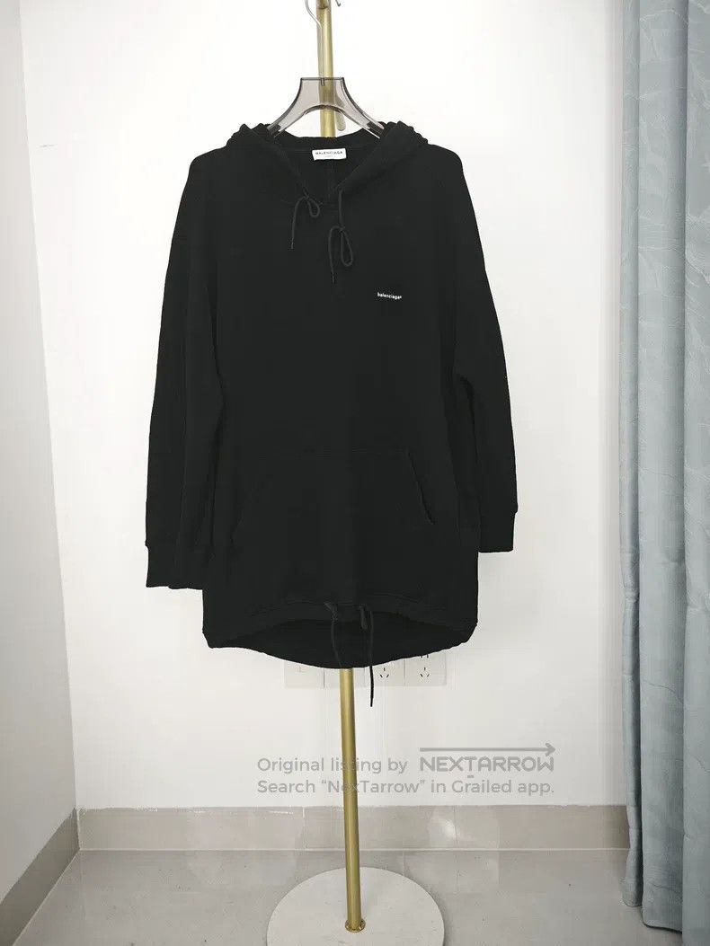 Balenciaga Balenciaga Black Hooded Sweatshirt Size US XS / EU 42 / 0 - 1 Thumbnail