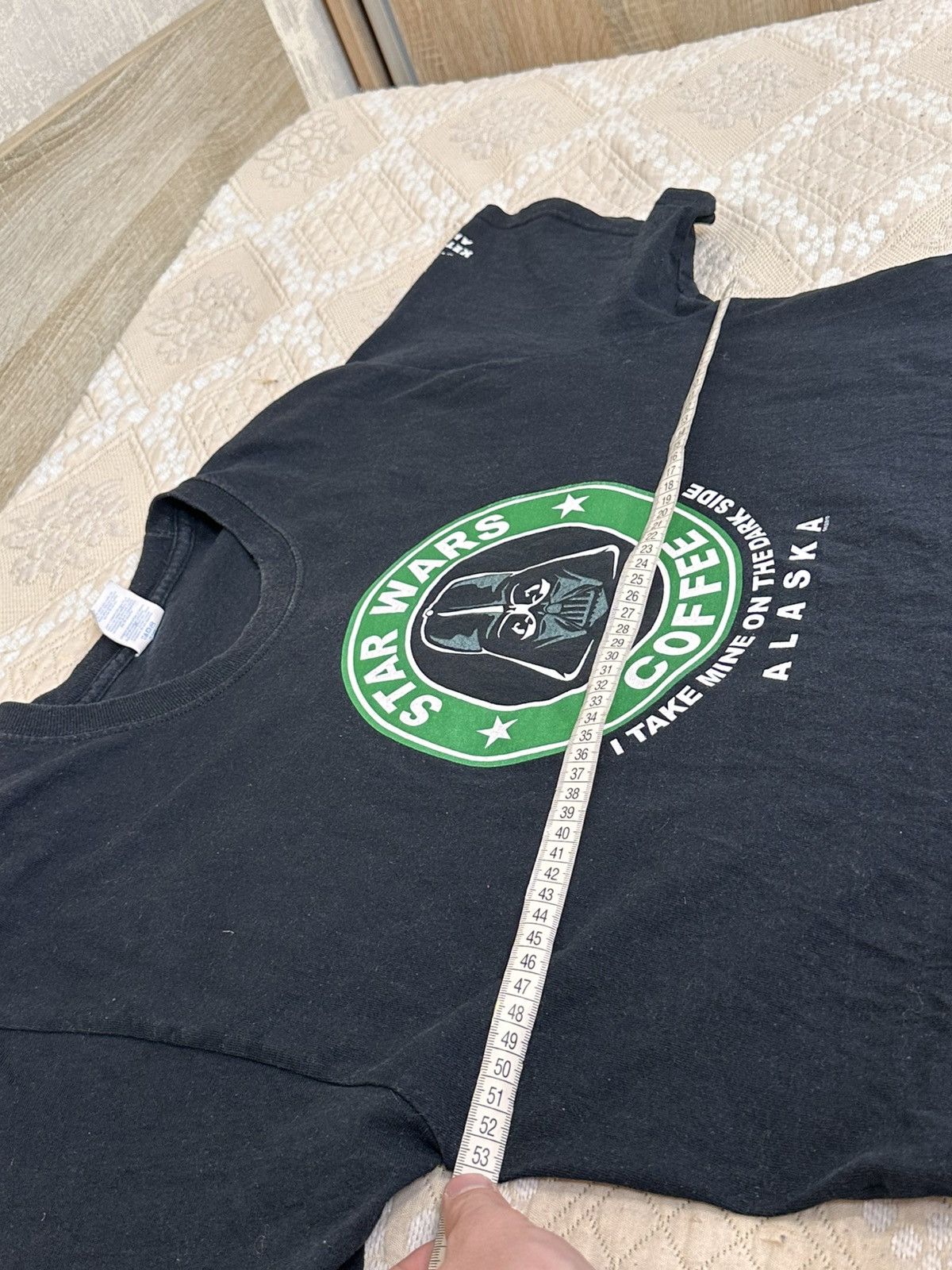 Anime 🔥 Star Wars Coffee Starbucks Vintage T Shirt Movie USA Anime Size US L / EU 52-54 / 3 - 5 Thumbnail