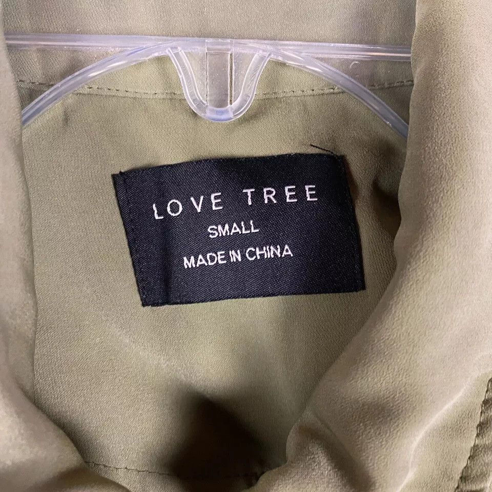 Other Love Tree Military Jacket Women's Full Zip Polyester S Size S / US 4 / IT 40 - 4 Thumbnail