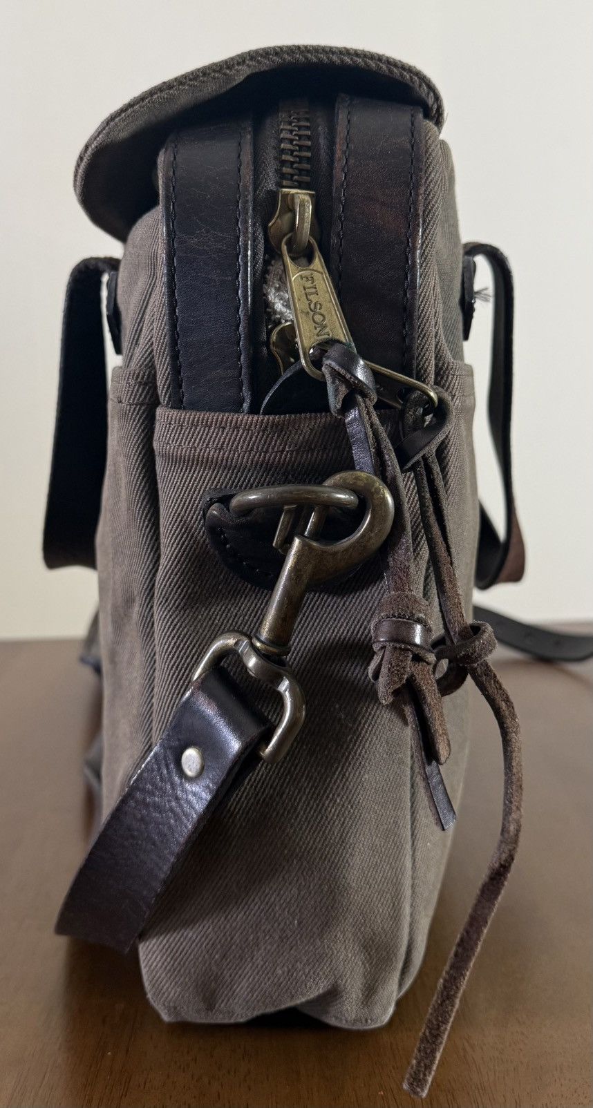 Filson Filson 256 Original Briefcase Otter Green USA Made Size ONE SIZE - 4 Thumbnail
