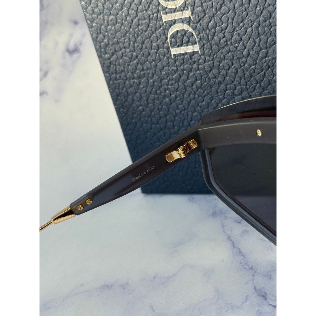 Dior NEW Dior DiorClub M2U Shield Mask Sunglasses Blue Logo Size ONE SIZE - 7 Thumbnail