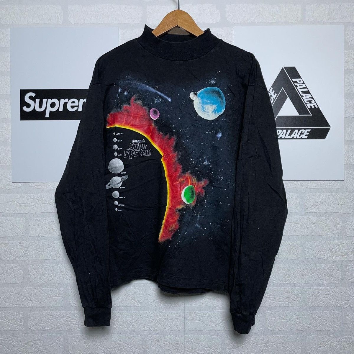 Other Solar System 1990 vintage overprinted tee long sleeve rare Size US L / EU 52-54 / 3 - 1 Thumbnail