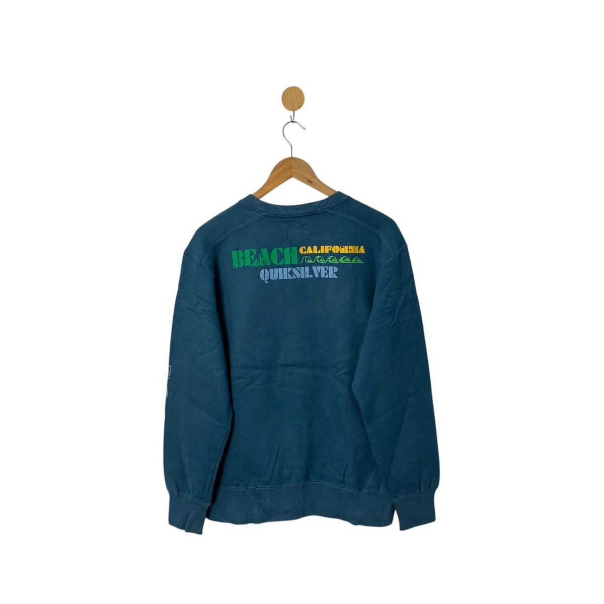 Quiksilver ‘Rare!! Vintage Quiksilver Sweatshirt Size US L / EU 52-54 / 3 - 2 Thumbnail