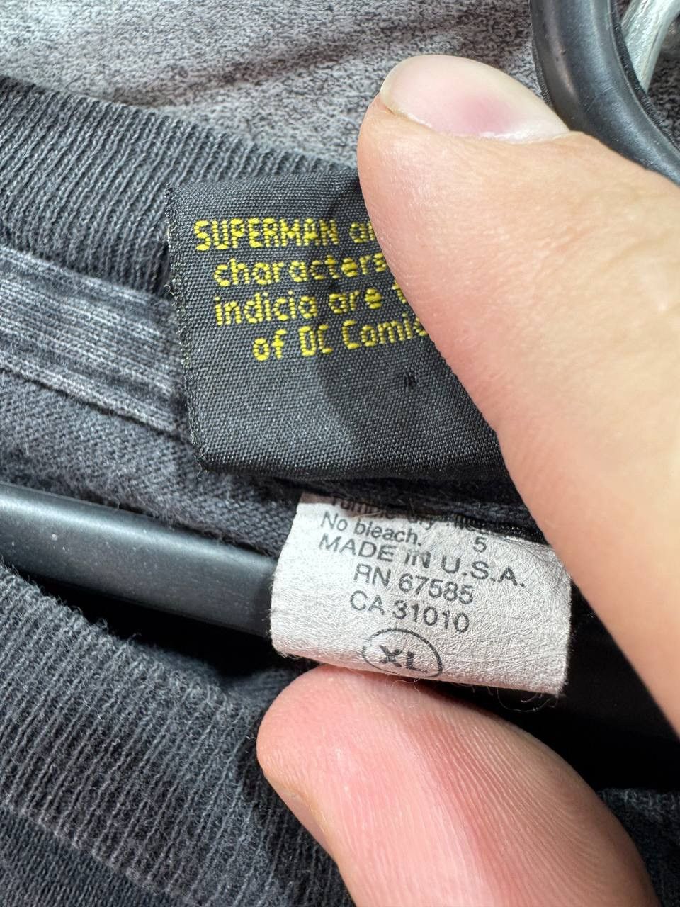 DC Comics × Vintage Vintage DC Comics Shirt Superman 1998 Size US L / EU 52-54 / 3 - 12 Thumbnail