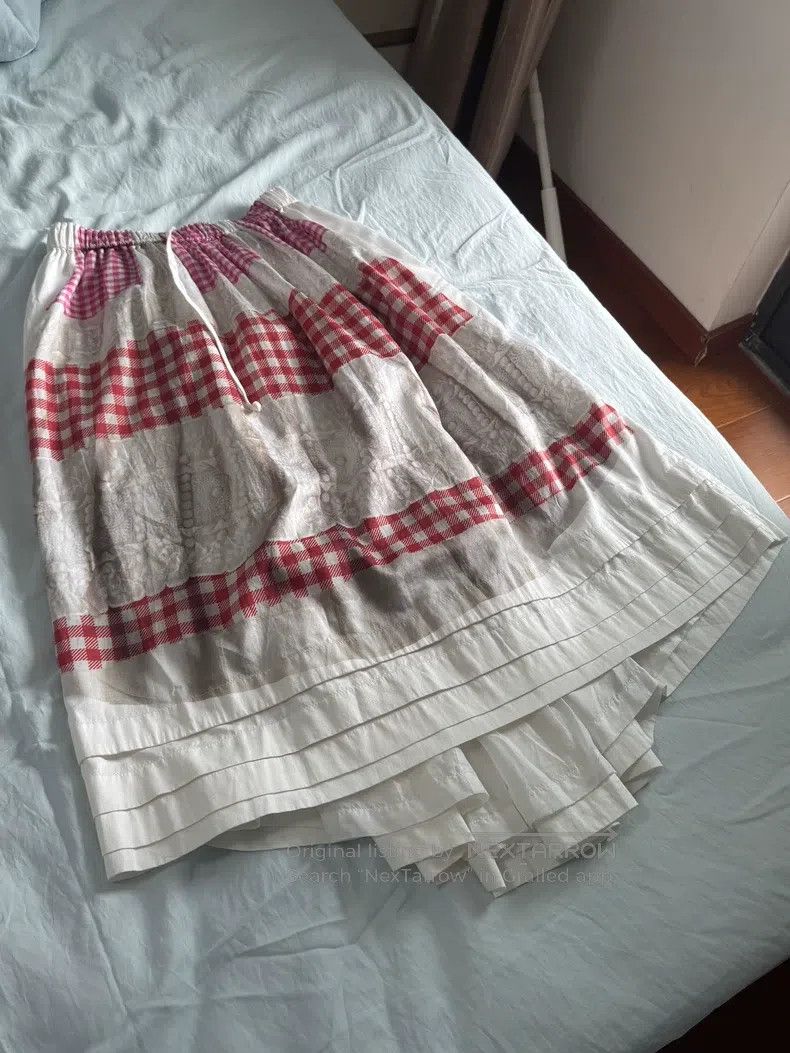 Comme des Garcons Comme Des Garcons size XS Wedding print half-skirt XS size Size 23" - 6 Thumbnail