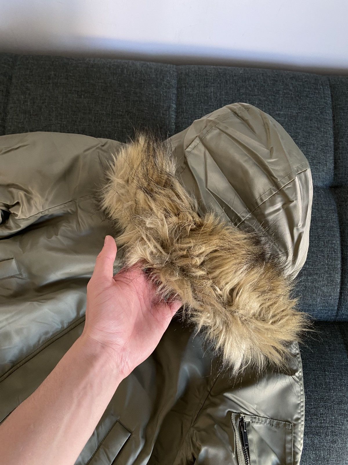 Hysteric Glamour Vintage Avant Garde Bomber Jacket Faux Fur Mohair Boxy Y2K Size US S / EU 44-46 / 1 - 12 Thumbnail