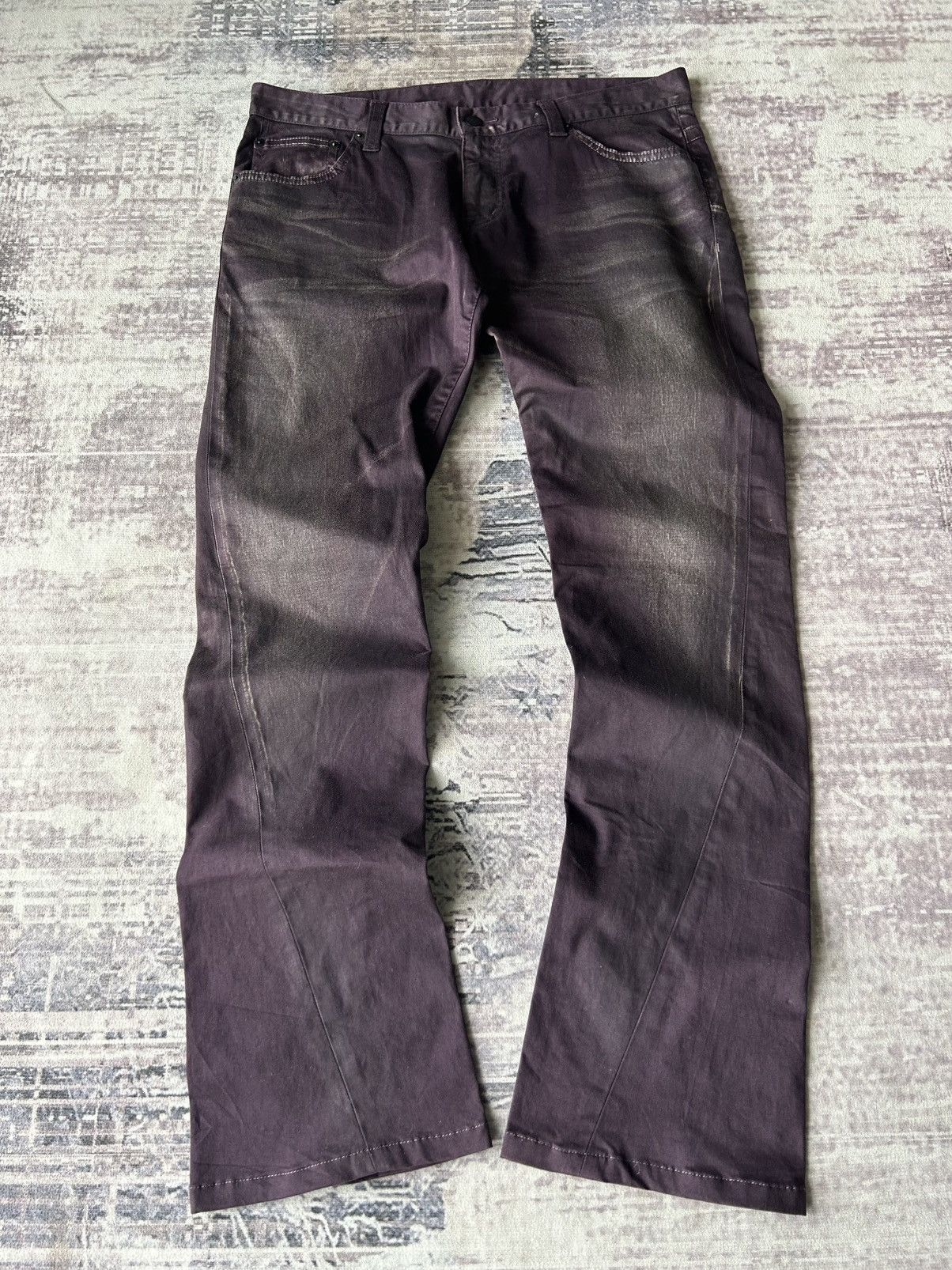 Leather × Tornado Mart Tornado mart flared leather pants | Grailed