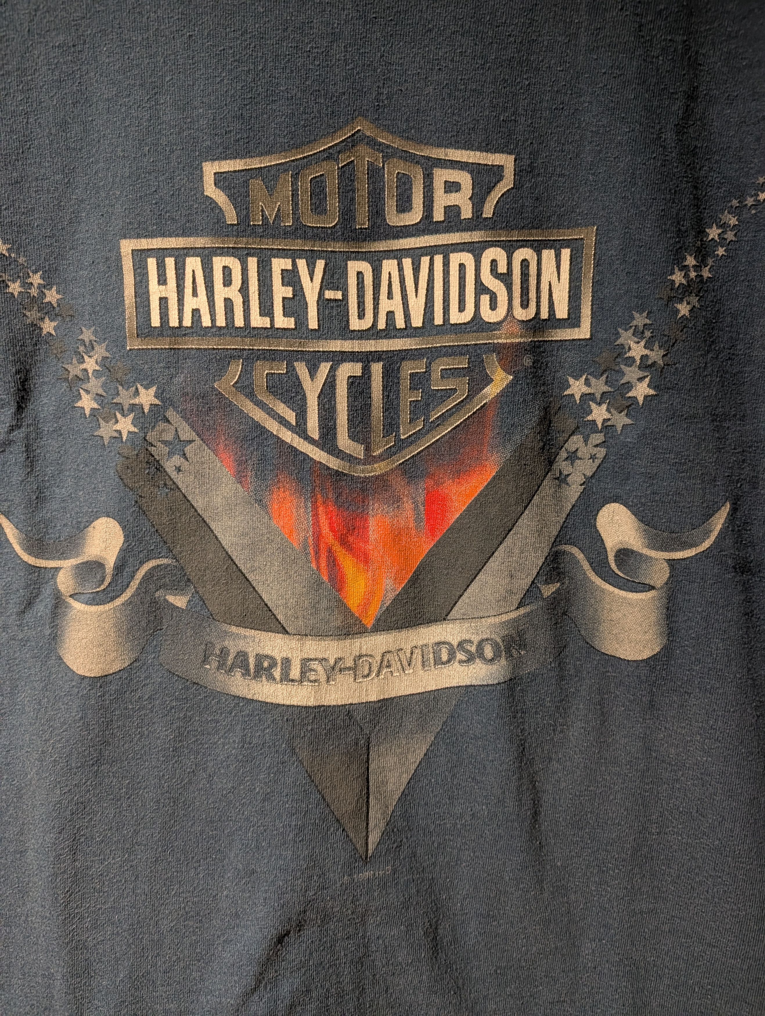 Harley Davidson VTG Harley Davidson T Shirt Hannums Media Eagle Liberty Bell Size US XL / EU 56 / 4 - 2 Thumbnail