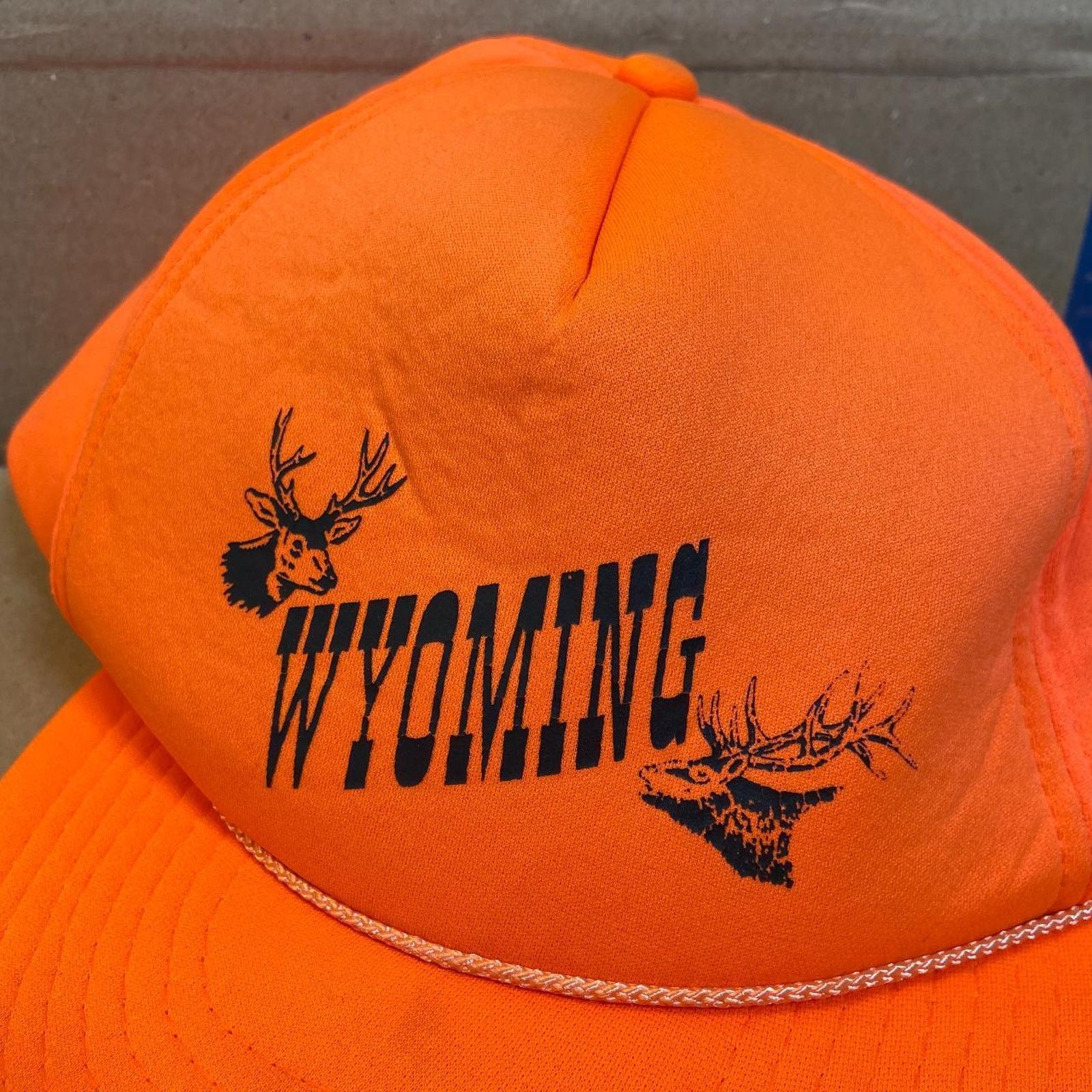 Starter 90s orange Wyoming trucker hinting Size ONE SIZE - 3 Thumbnail