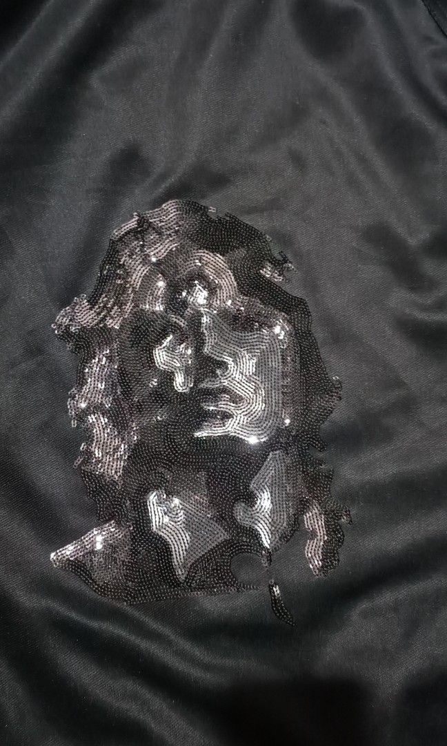 Band Tees Jim Morrison × Dartin Bonaparto Sequin Zip Hoodie Size US M / EU 48-50 / 2 - 6 Thumbnail