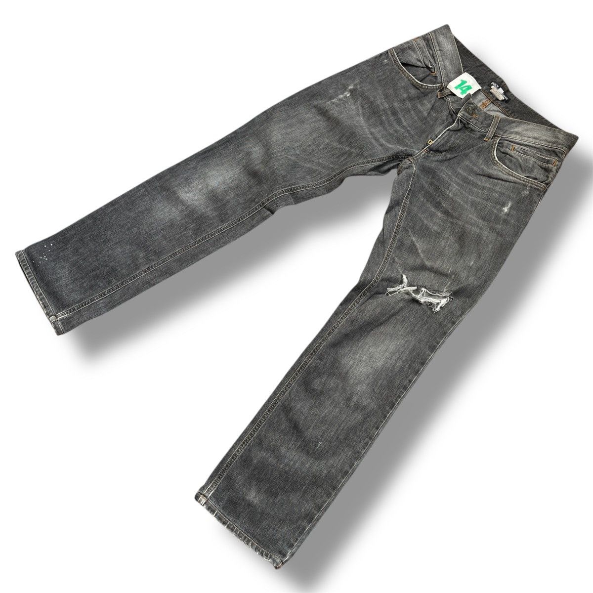 Dolce & Gabbana Vintage 1980s Distressed DOLCE & GABBANA Denim Jeans Size US 33 - 4 Thumbnail