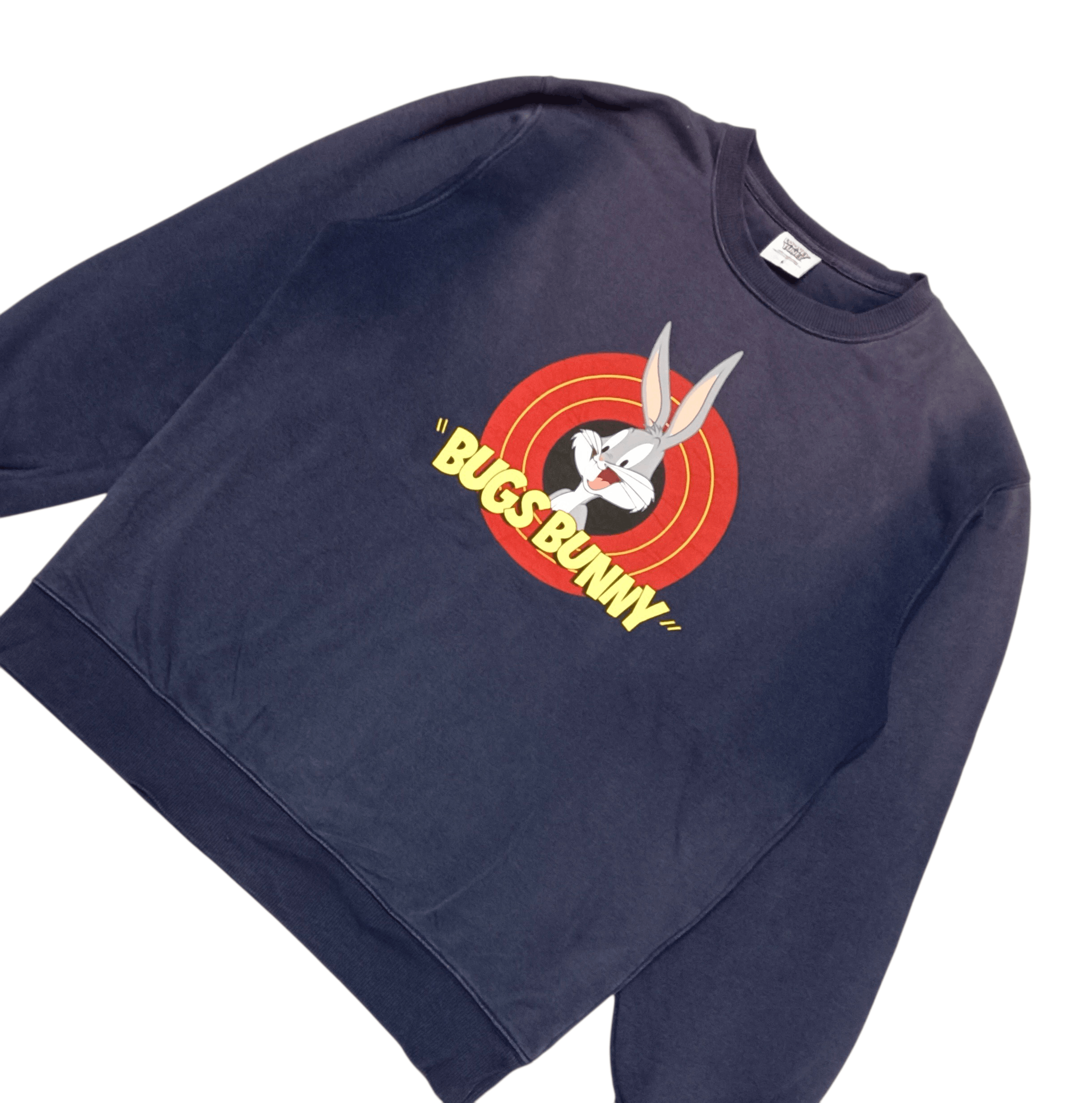 Warner Bros Sunfaded Vtg Bug Bunny Warner bros Cartoon Sweatshirt Size US L / EU 52-54 / 3 - 3 Thumbnail