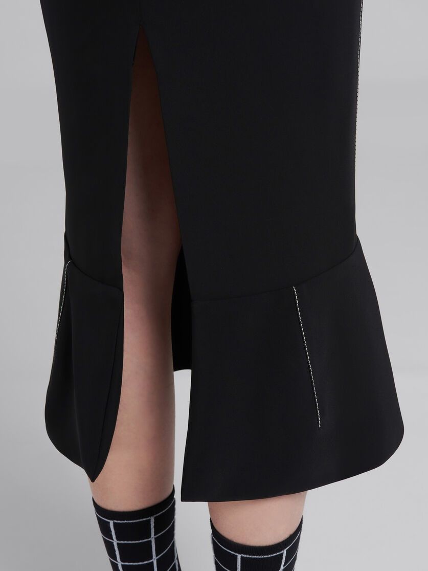 Marni o1w1db10824 Midi Skirt in Black Size 30" / US 8 / IT 44 - 4 Thumbnail