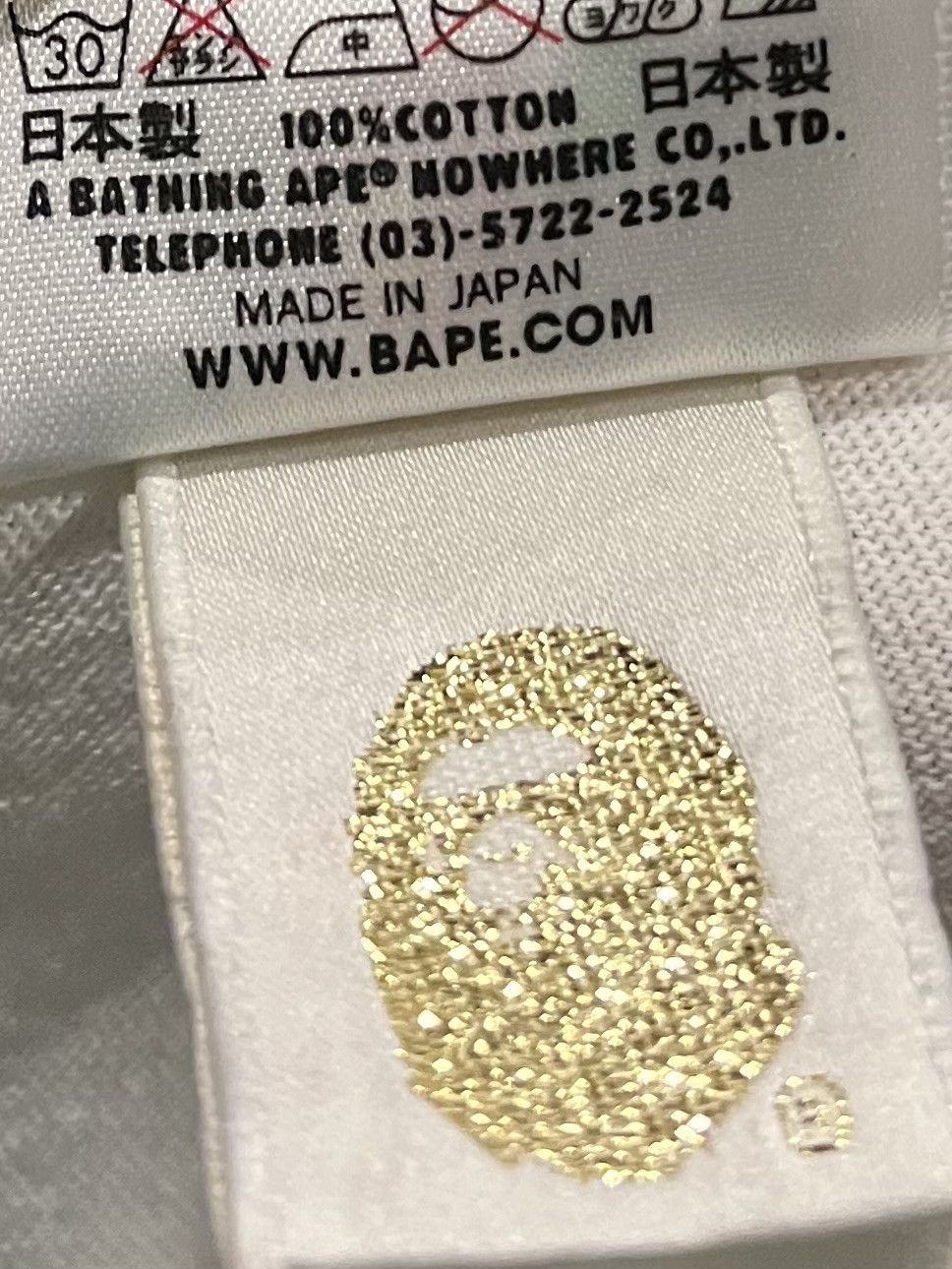 Bape Bape camo anniversary tee shirt Size US M / EU 48-50 / 2 - 5 Thumbnail