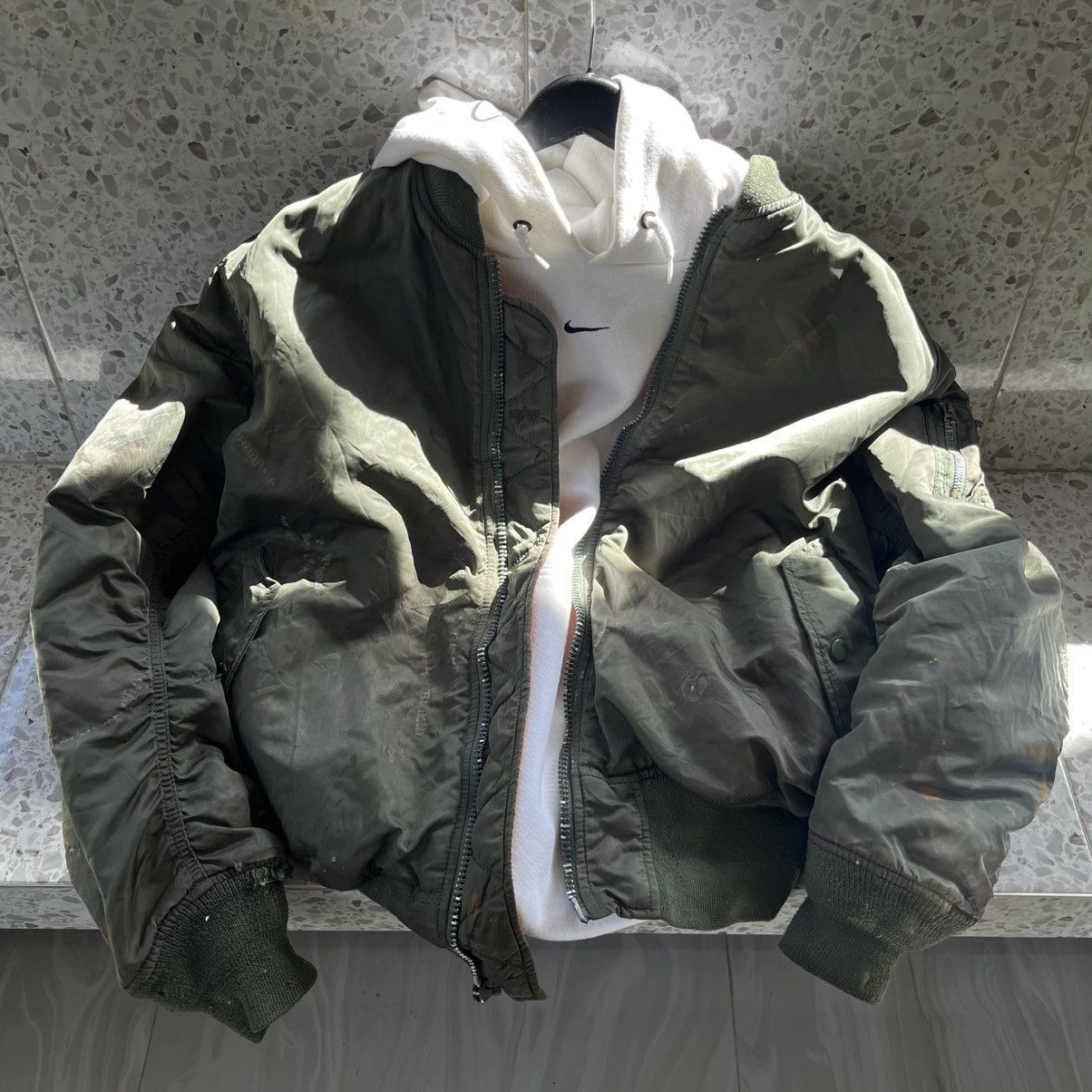 Alpha Industries 🪖VINTAGE ALPHA INDUSTRIES JACKET🪖 Size US L / EU 52-54 / 3 - 1 Thumbnail
