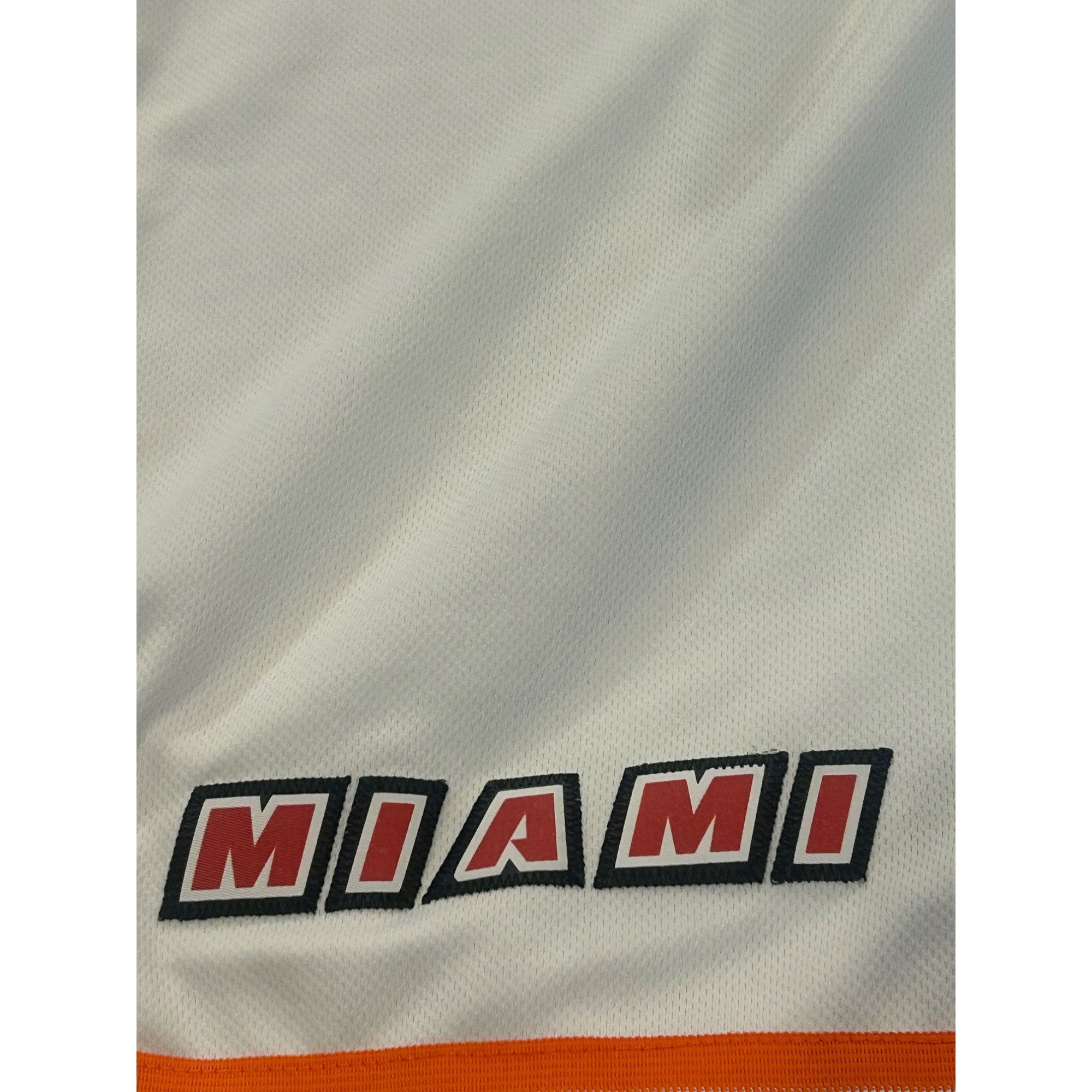 Adidas Adidas Miami Heat NBA Authentic Home Throwback White Basketb Size US 36 / EU 52 - 6 Thumbnail
