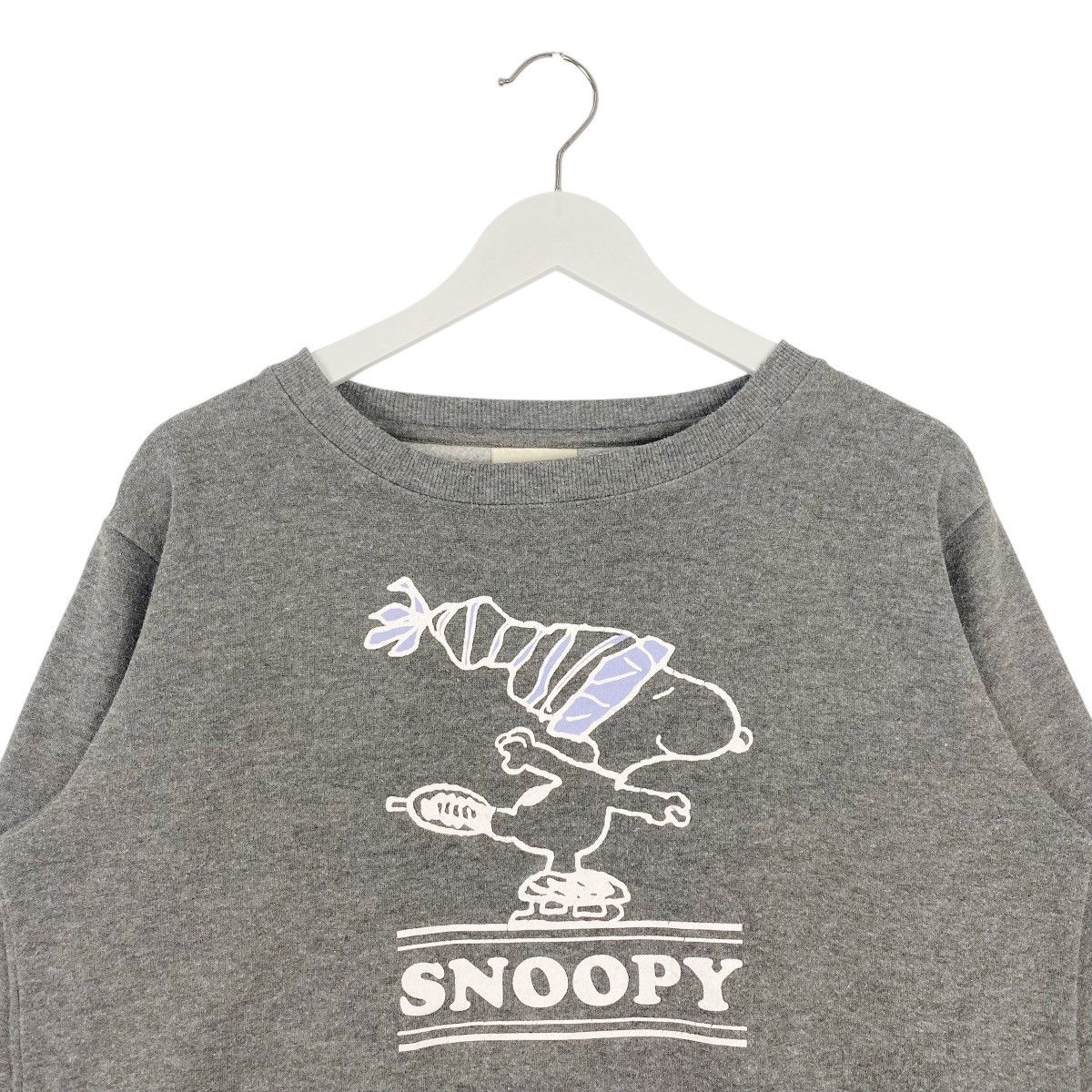 Other Vintage Peanuts Snoopy Printed Crewneck Sweatshirt Gray Size US L / EU 52-54 / 3 - 4 Thumbnail