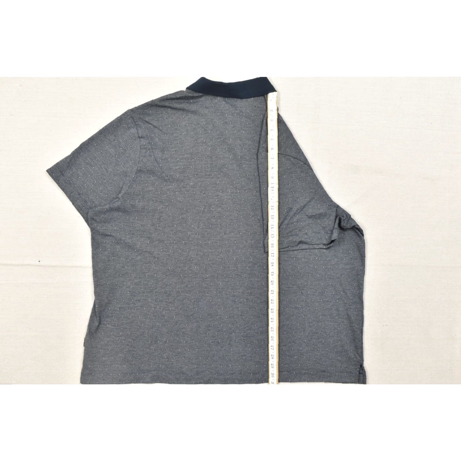 Perry Ellis Perry Ellis Polo Shirt Men 3X Blue Short Sleeve Cotton Blend Textured Pattern Bi Size US XXL / EU 58 / 5 - 5 Thumbnail
