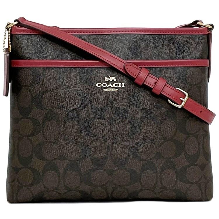 Coach COACH Shoulder Bag Brown Pvc Size ONE SIZE - 1 Thumbnail