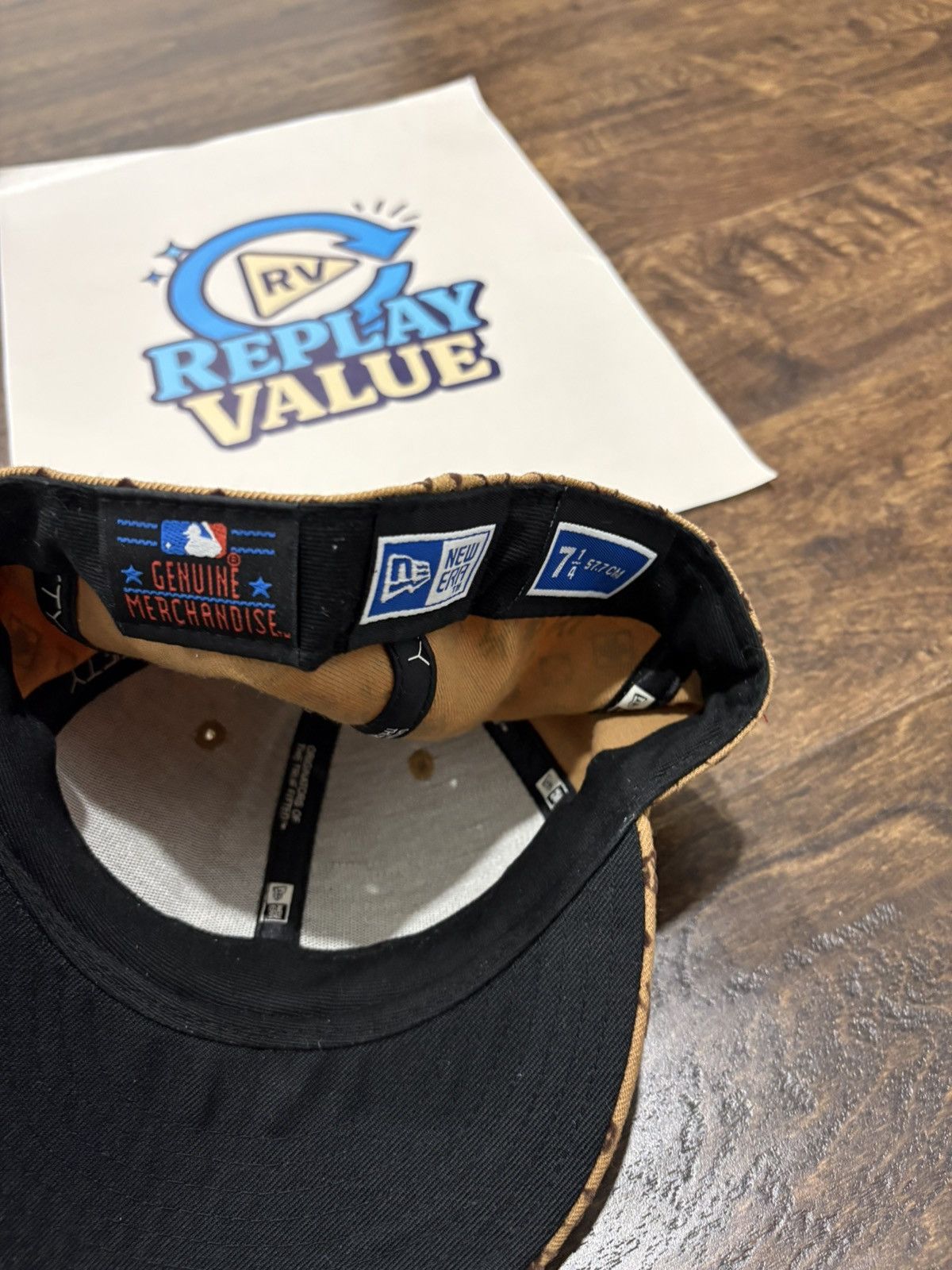 New Era VINTAGE Y2K RARE NEW ERA NY YANKEES MONOGRAM FITTED 7 1/4 Size ONE SIZE - 3 Thumbnail