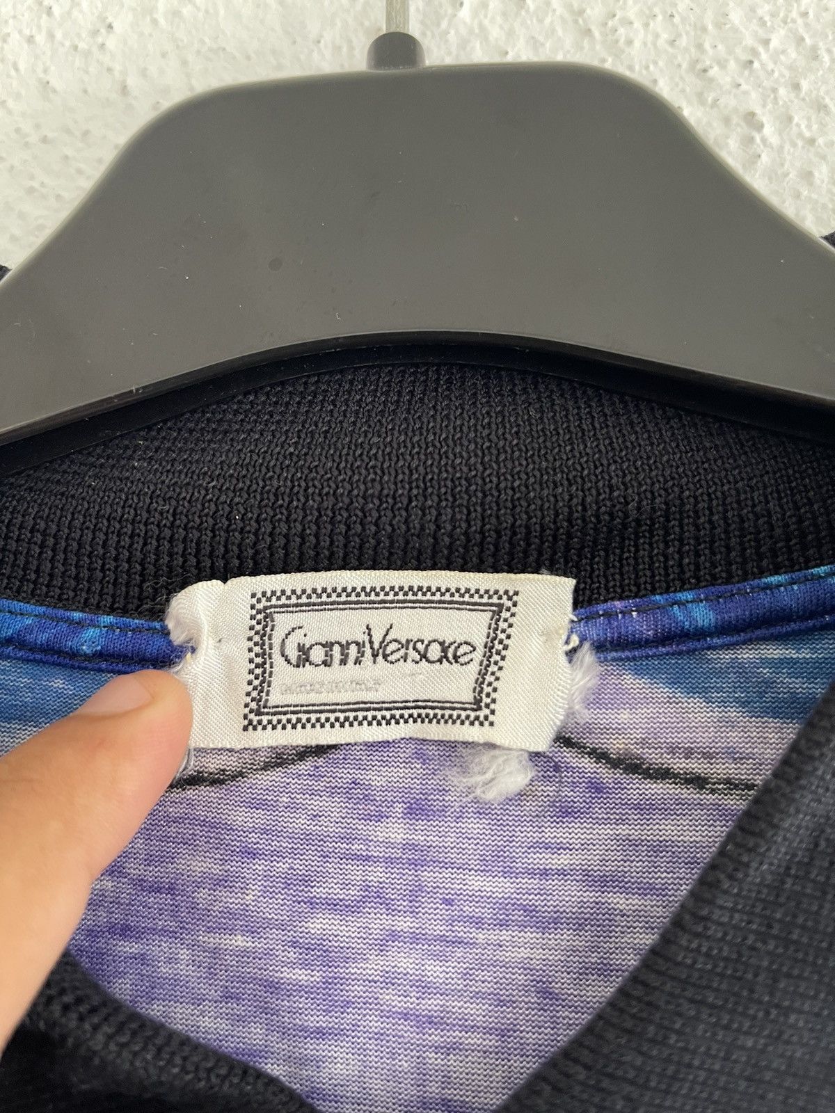 Versace Gianni Versace Polo All Over Abstract Waters are Size US L / EU 52-54 / 3 - 6 Thumbnail