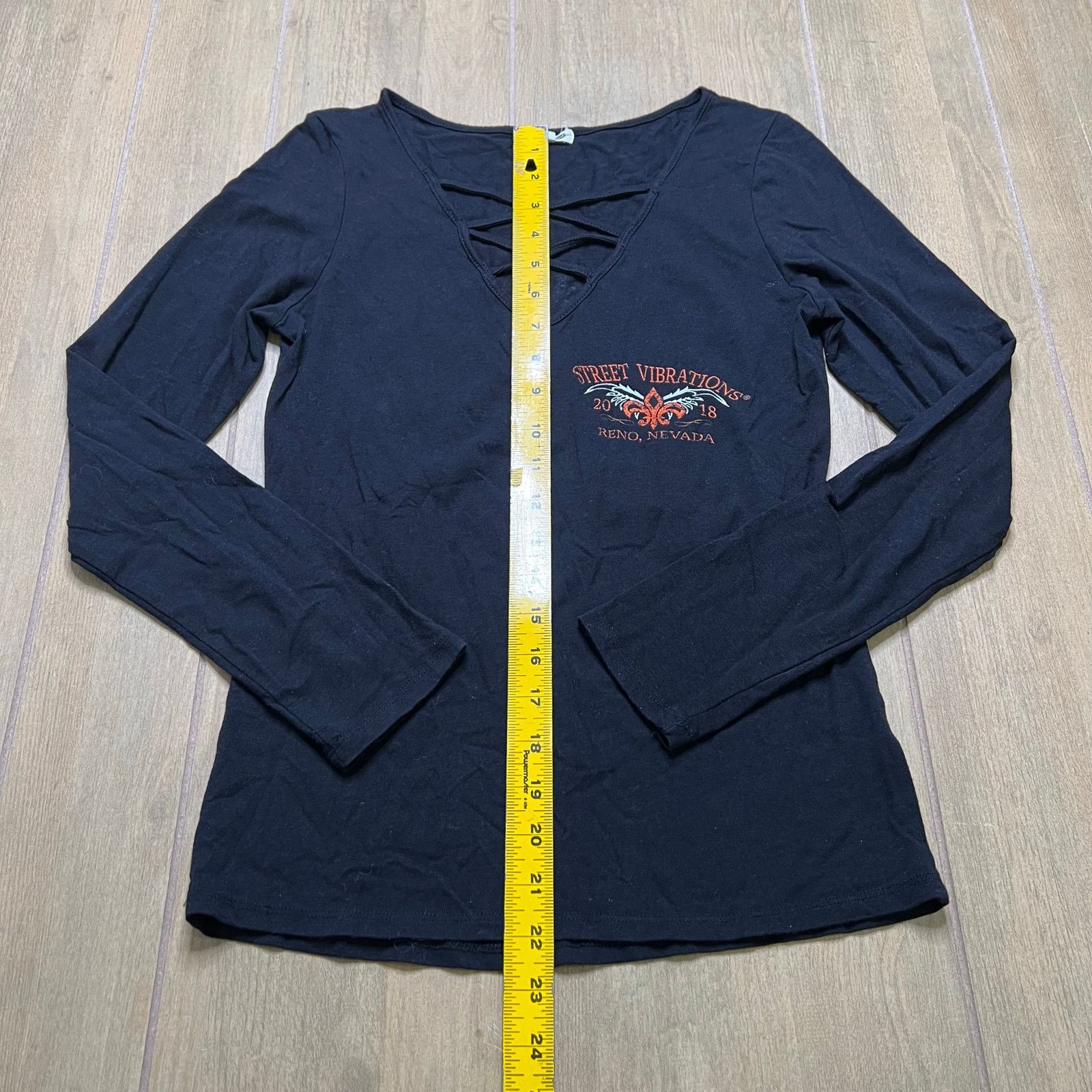 Vintage Vintage black t-shirt 24th Annual Street Vibrations Reno L Size US L / EU 52-54 / 3 - 6 Thumbnail