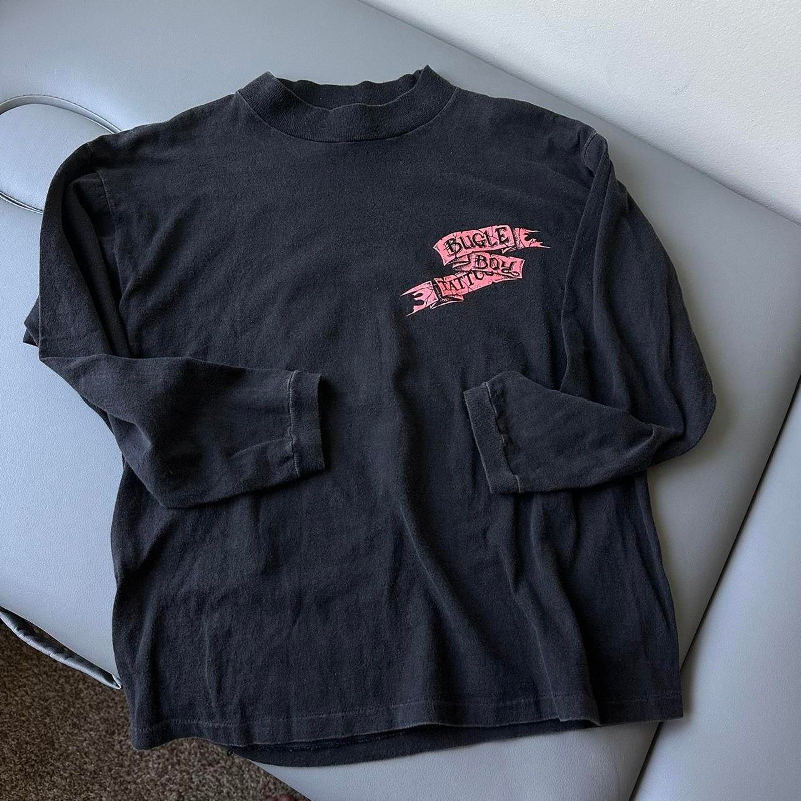 Bugle Boy × Vintage Rare vintage 90s bugle boy tattoo shirt Size US XS / EU 42 / 0 - 3 Thumbnail