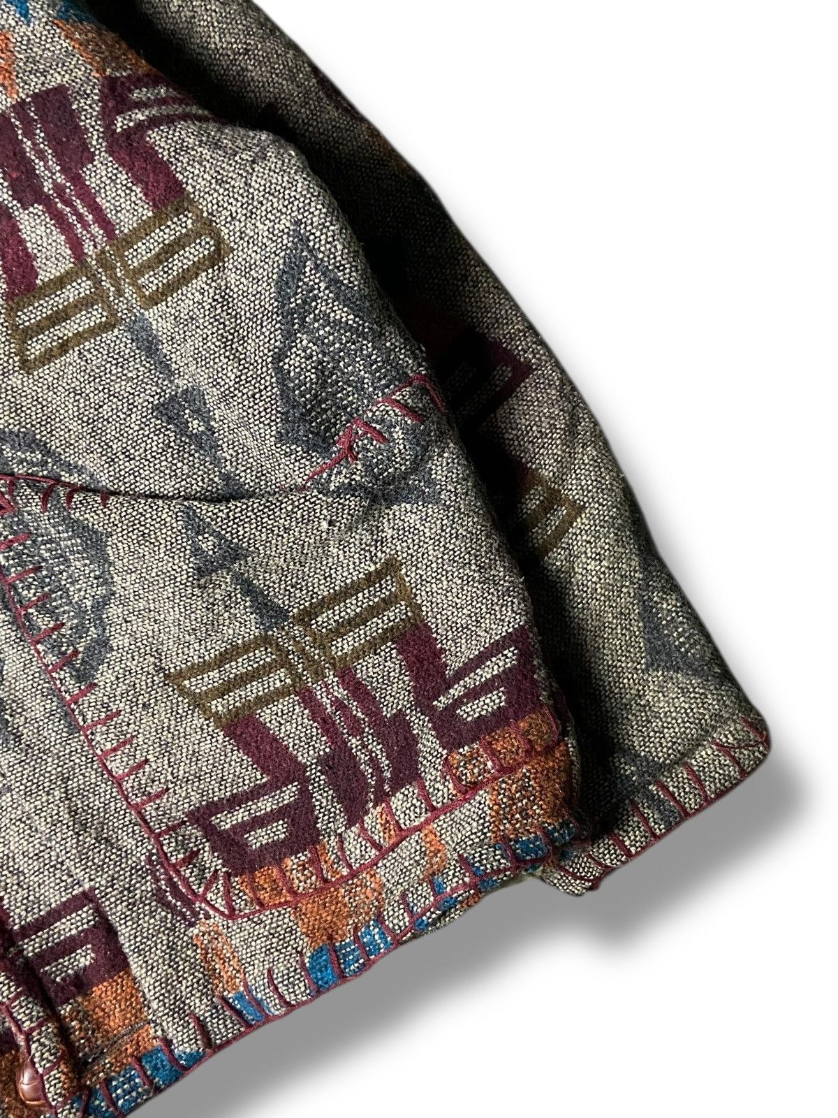 Japanese Brand Vintage ALBEMARLE Native Pattern Jacket (163) Size US L / EU 52-54 / 3 - 4 Thumbnail