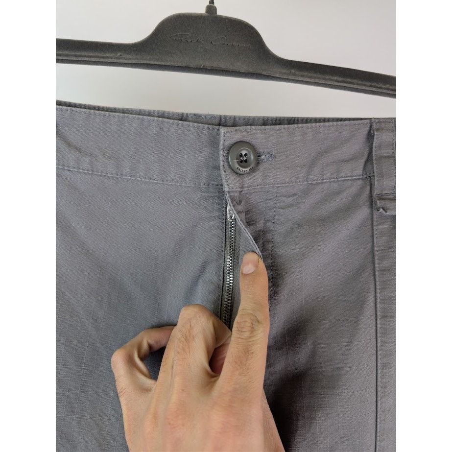 Balenciaga o1rshd1 Cotton Ripstop Pants in Gray Size US 30 / EU 46 - 9 Thumbnail