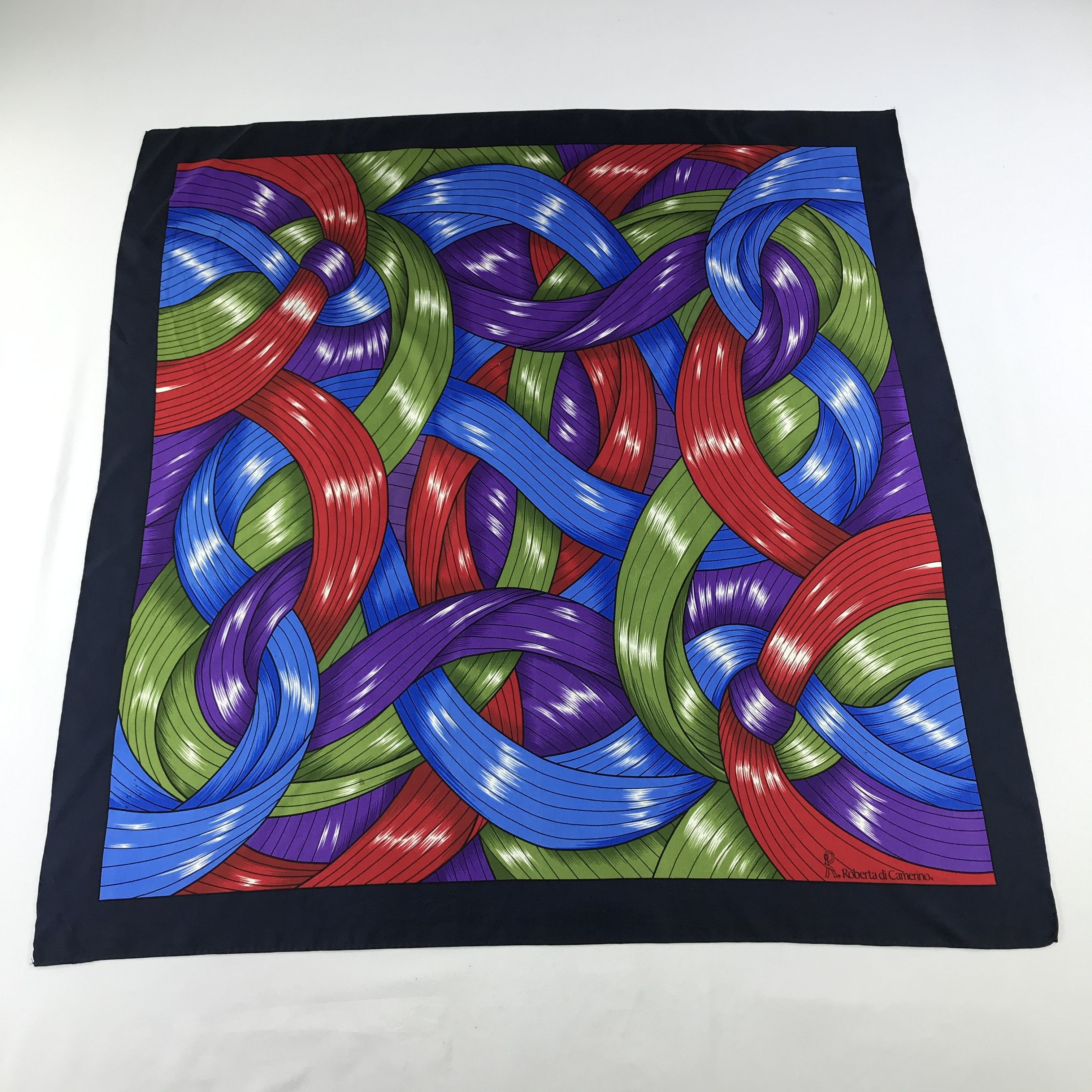 Roberta di Camerino Roberta Di Camerino Silk Scarf M105 Size ONE SIZE - 2 Thumbnail