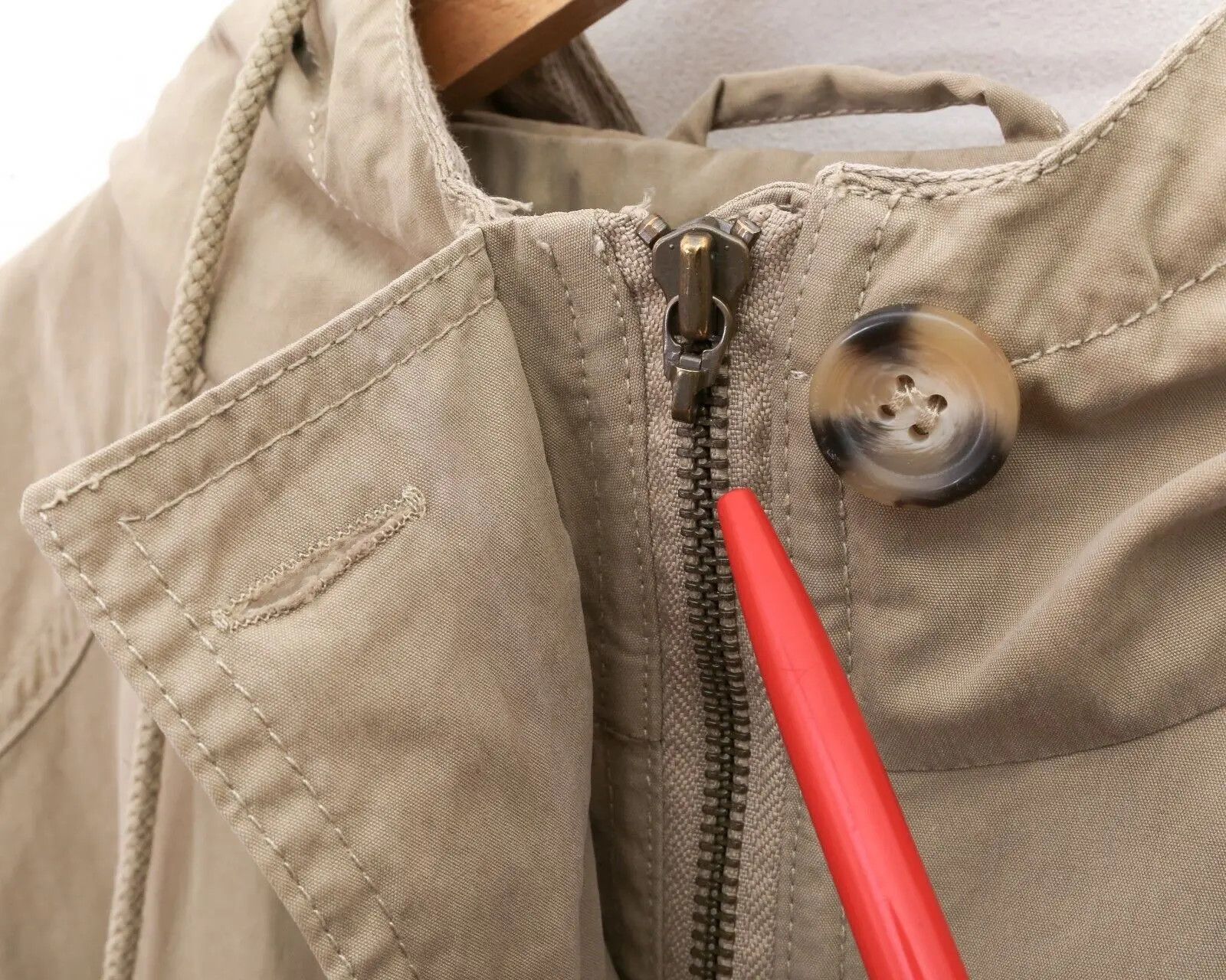 Eddie Bauer Women XL Field Jacket Hooded Over Coat Barn Parka pockets Size XL / US 12-14 / IT 48-50 - 2 Thumbnail