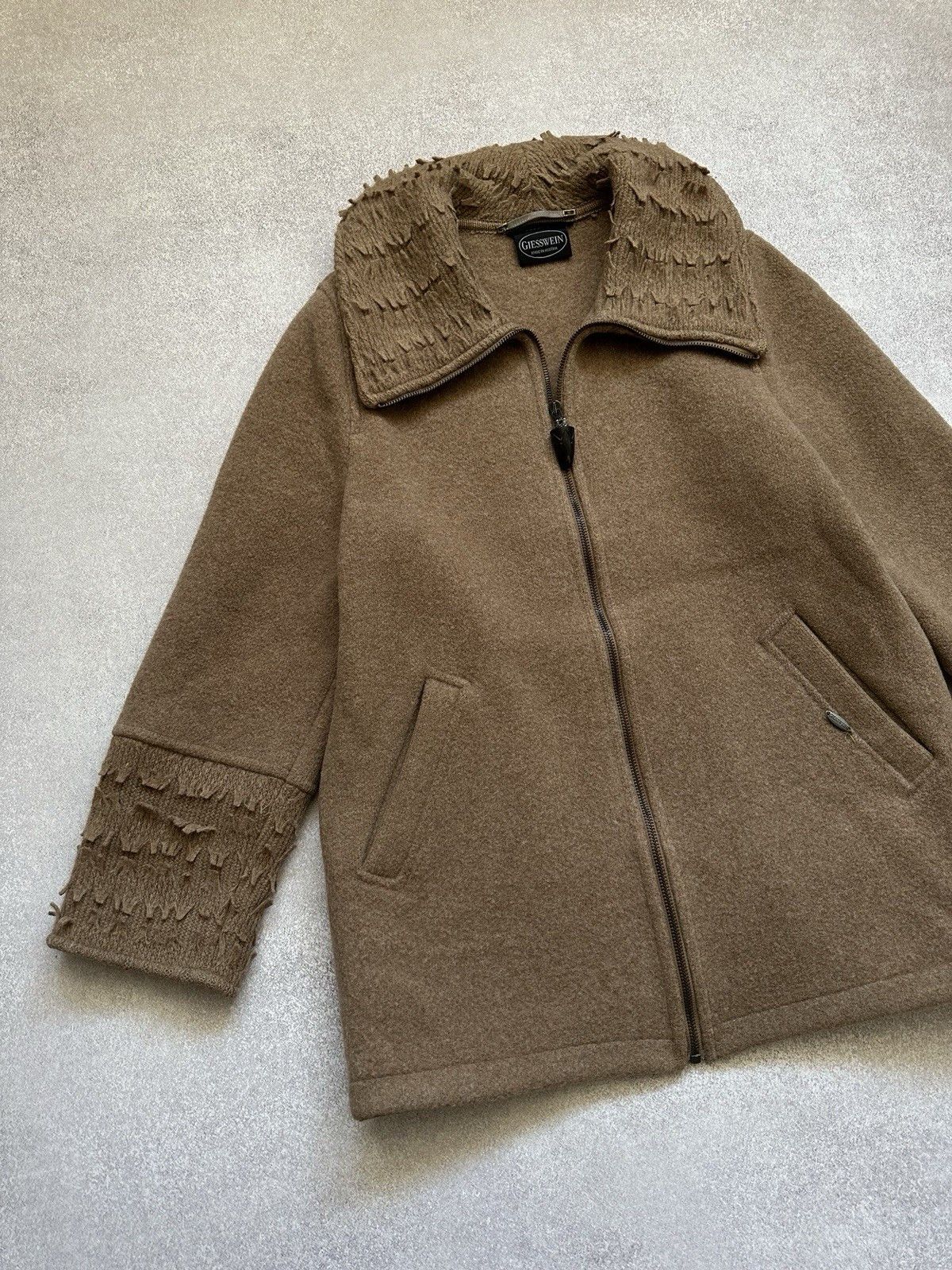 GIESSWEIN Vintage Giesswein Austria Coat Jacket Womens Beige Lana Wool Size S / US 4 / IT 40 - 3 Thumbnail