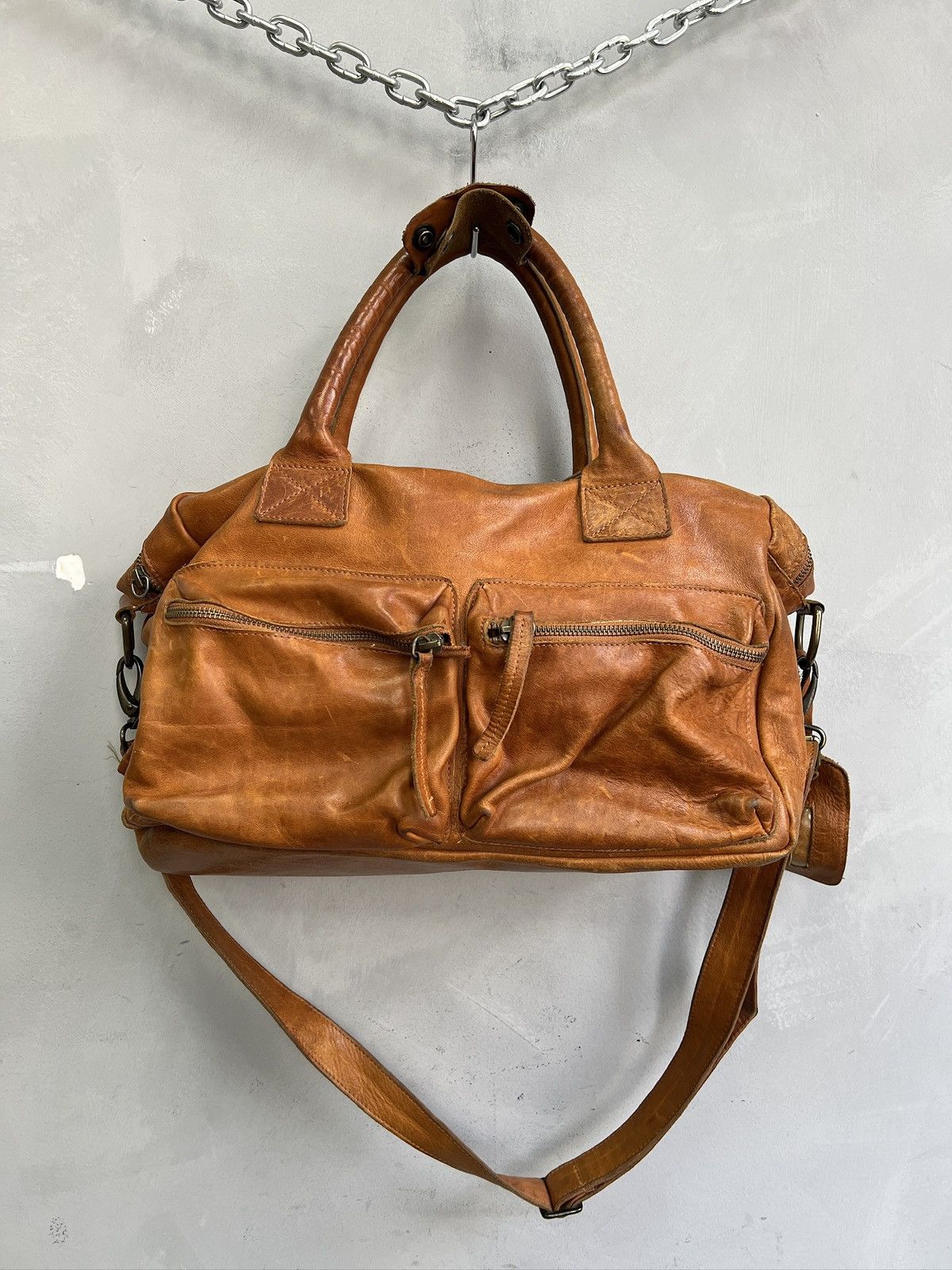 KMRii Kmrii style shoulder Multipocket leather bag y2k style hype Size ONE SIZE - 6 Thumbnail