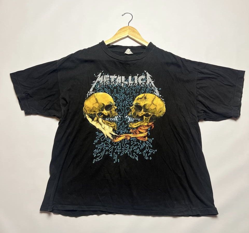 Brockum RARE 1991 Metallica "Sad But True" Tour Shirt Pushead Size US XL / EU 56 / 4 - 1 Thumbnail