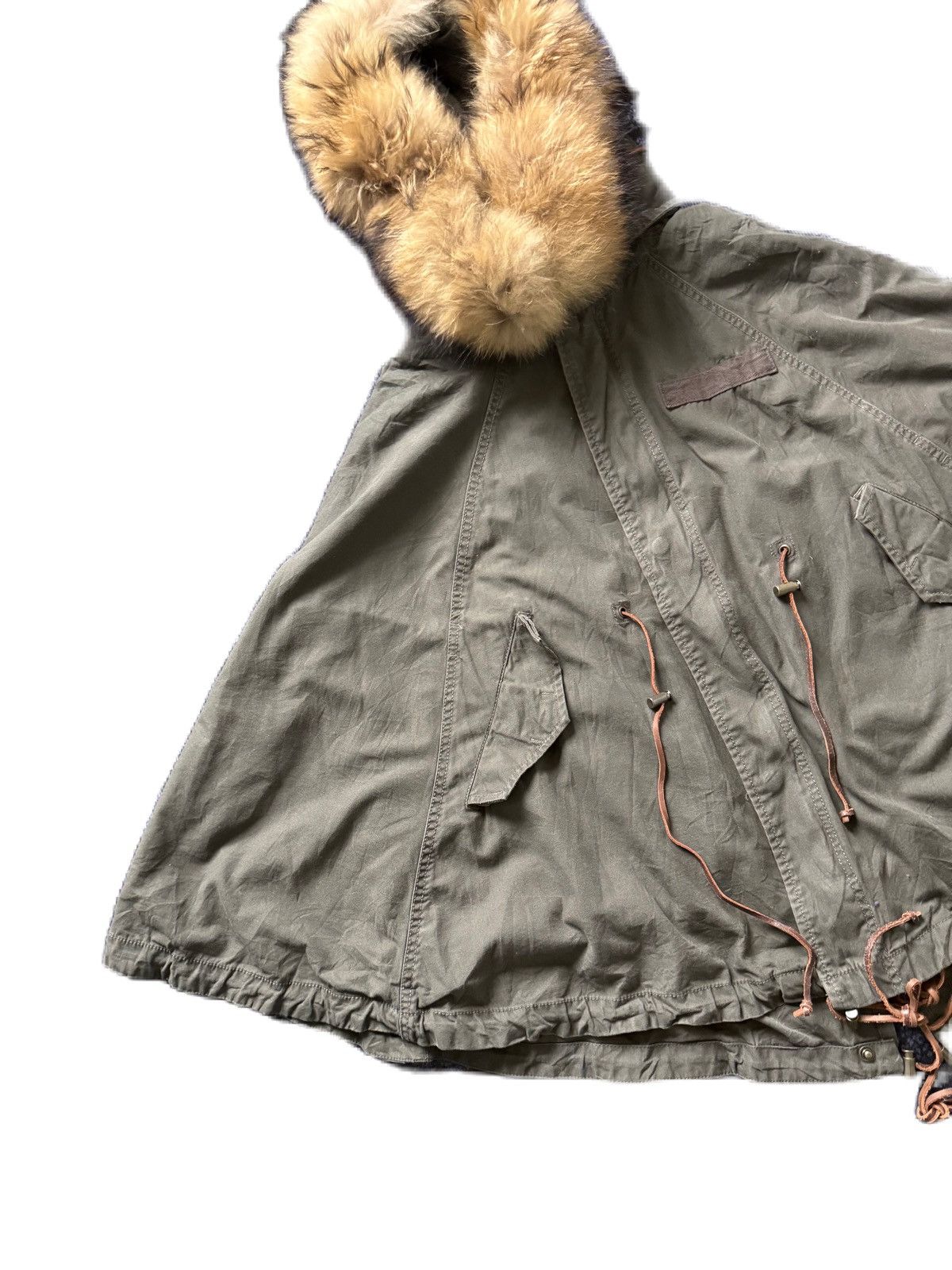GOA GOA PONCHO RACOON FUR DETACHABLE HOODIES Size US M / EU 48-50 / 2 - 3 Thumbnail