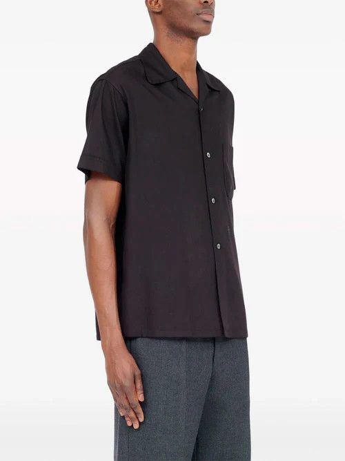 Maison Margiela o1w1db11225 Short sleeves Shirt in Black Size US L / EU 52-54 / 3 - 3 Thumbnail