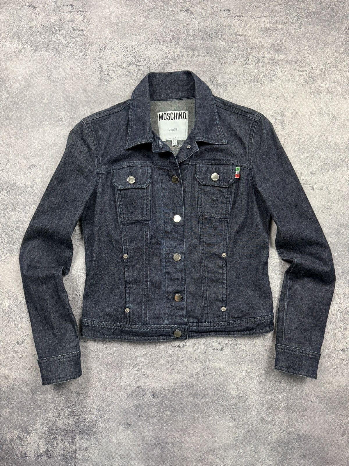 Moschino Vintage Moschino Jeans Denim Jacket Blazer Size M / US 6-8 / IT 42-44 - 1 Thumbnail