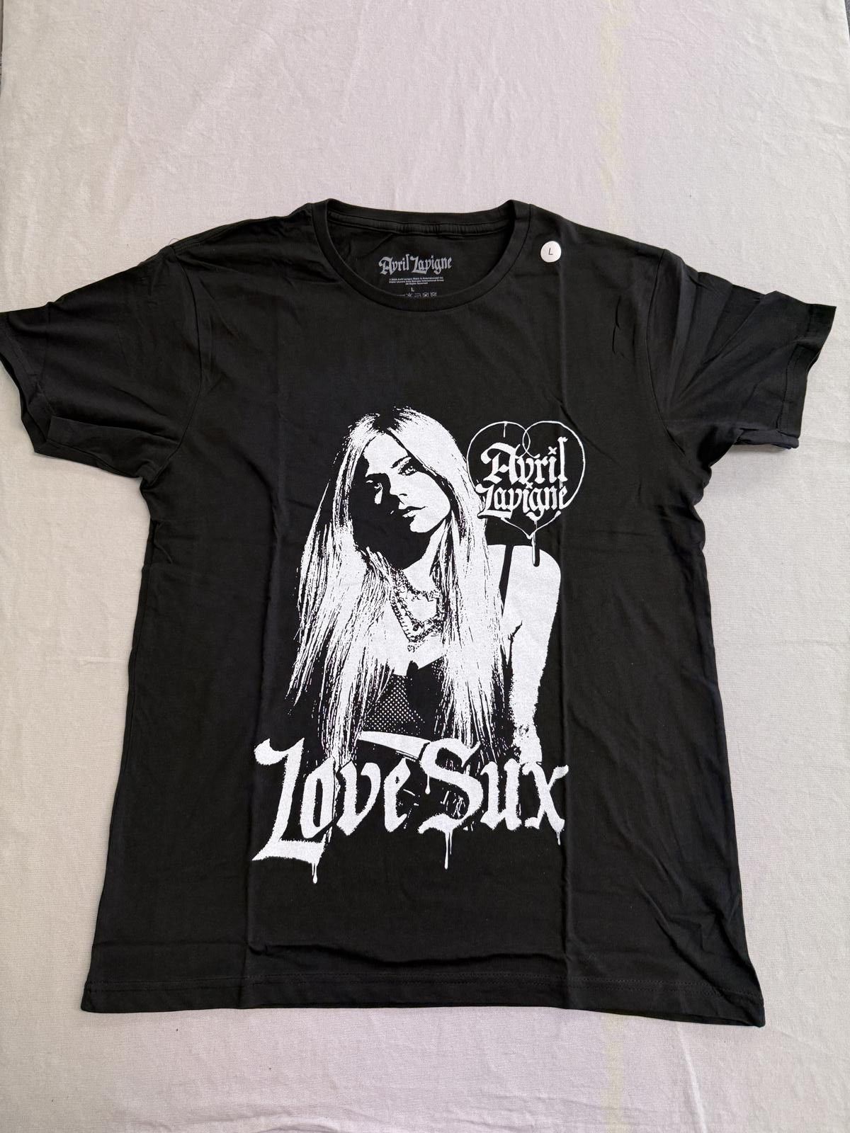 Designer Avril Lavigne T-shirt Love Sux Album Tour Tee 2022 L Size US L / EU 52-54 / 3 - 1 Thumbnail