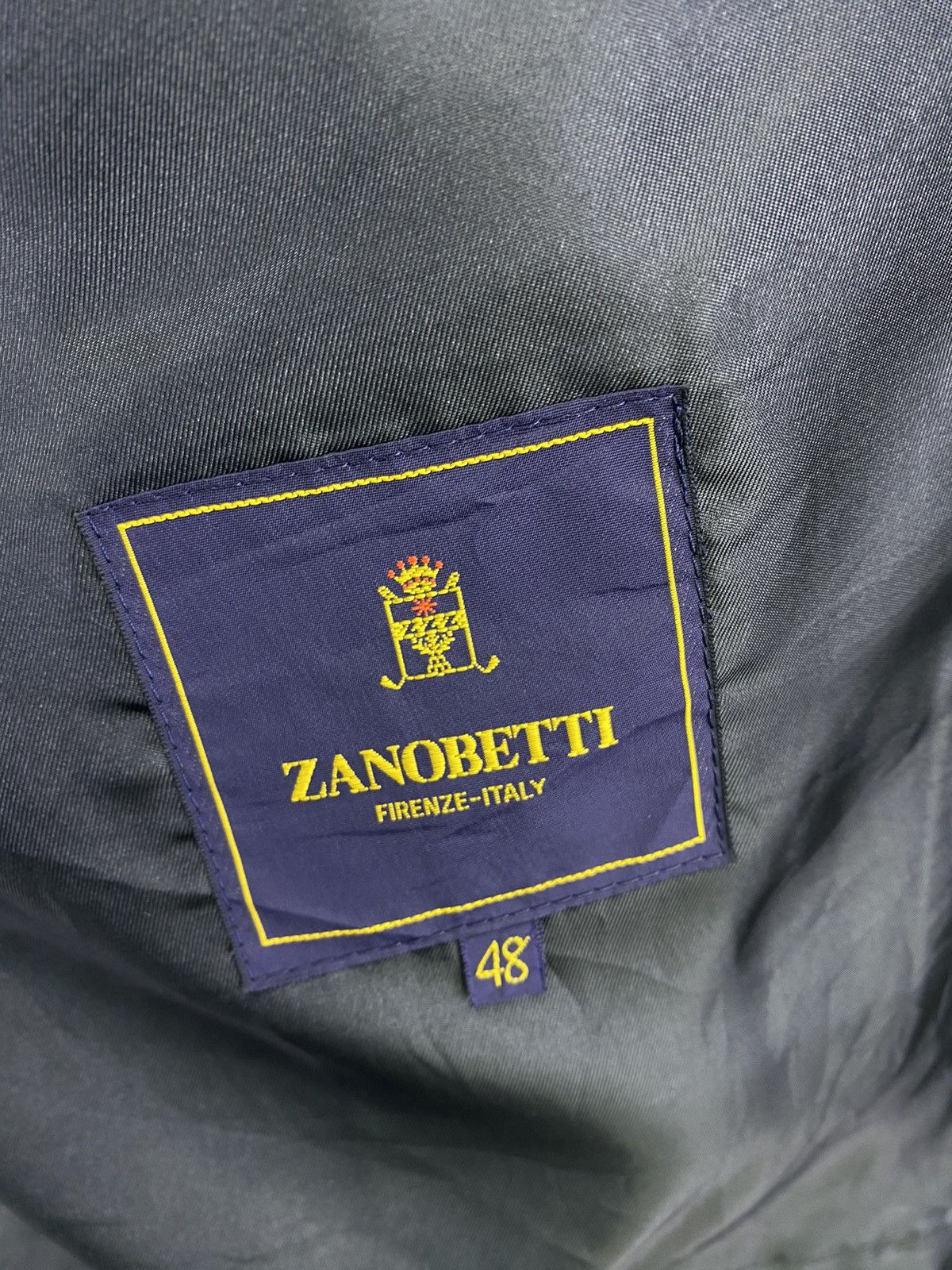 Japanese Brand Vintage Zanobetti Italia Wool Knitted Embroidery Coat Jacket Size XL / US 12-14 / IT 48-50 - 8 Thumbnail