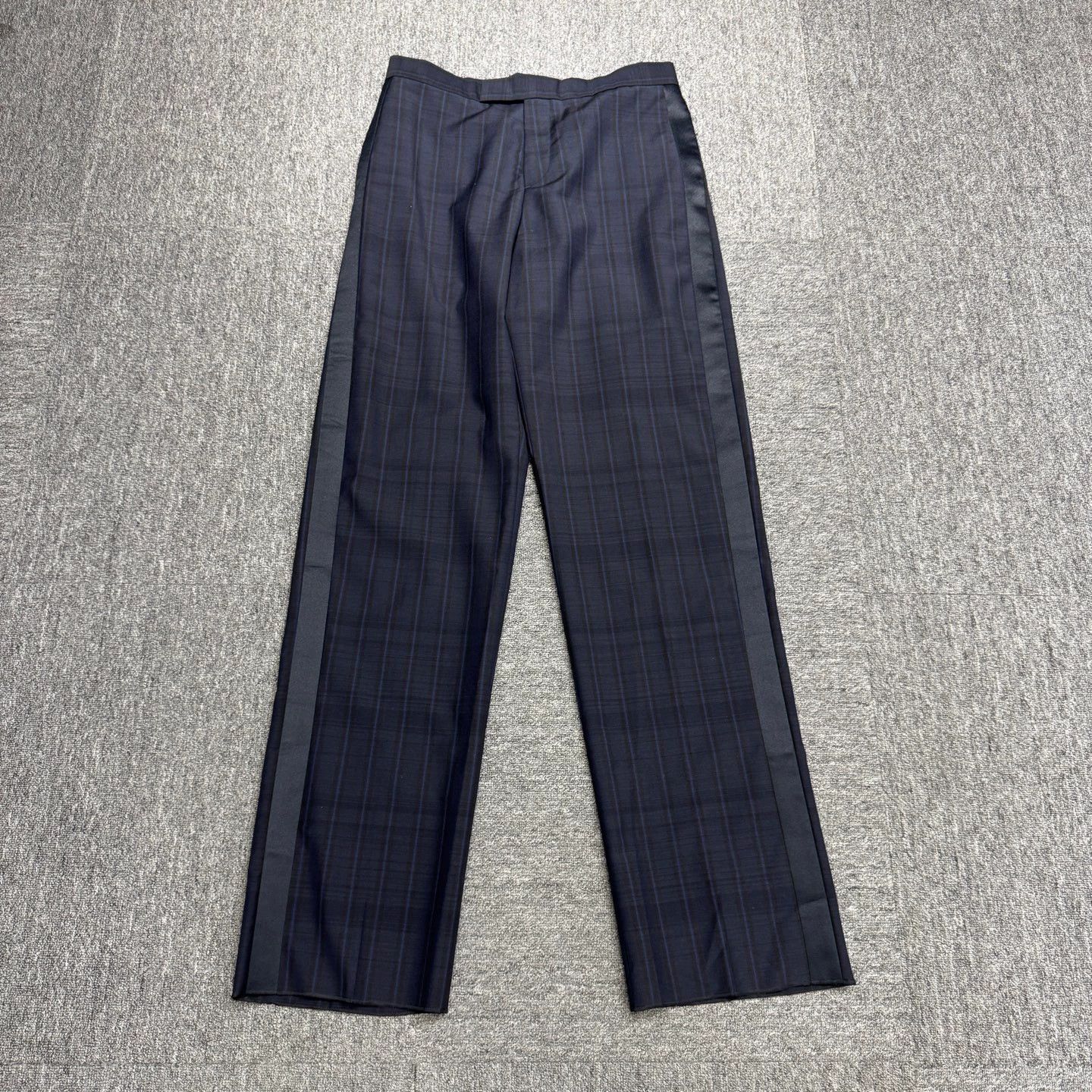 Dior Dior x Denim Tears check all over wool pants Size US 32 / EU 48 - 1 Thumbnail