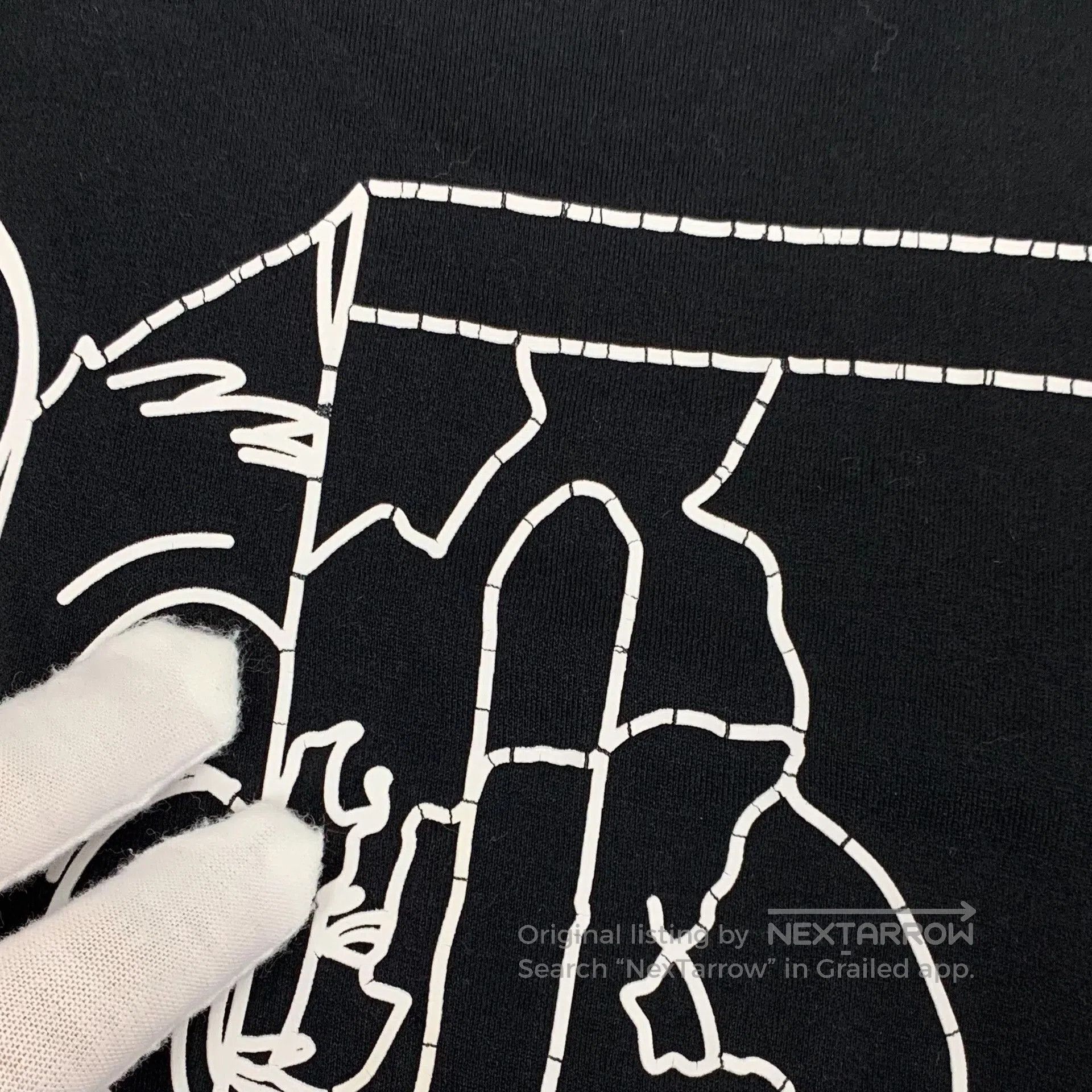 Givenchy Givenchy Black Deer Print Cotton Crewneck T-shirt. Size XS / US 0-2 / IT 36-38 - 9 Thumbnail