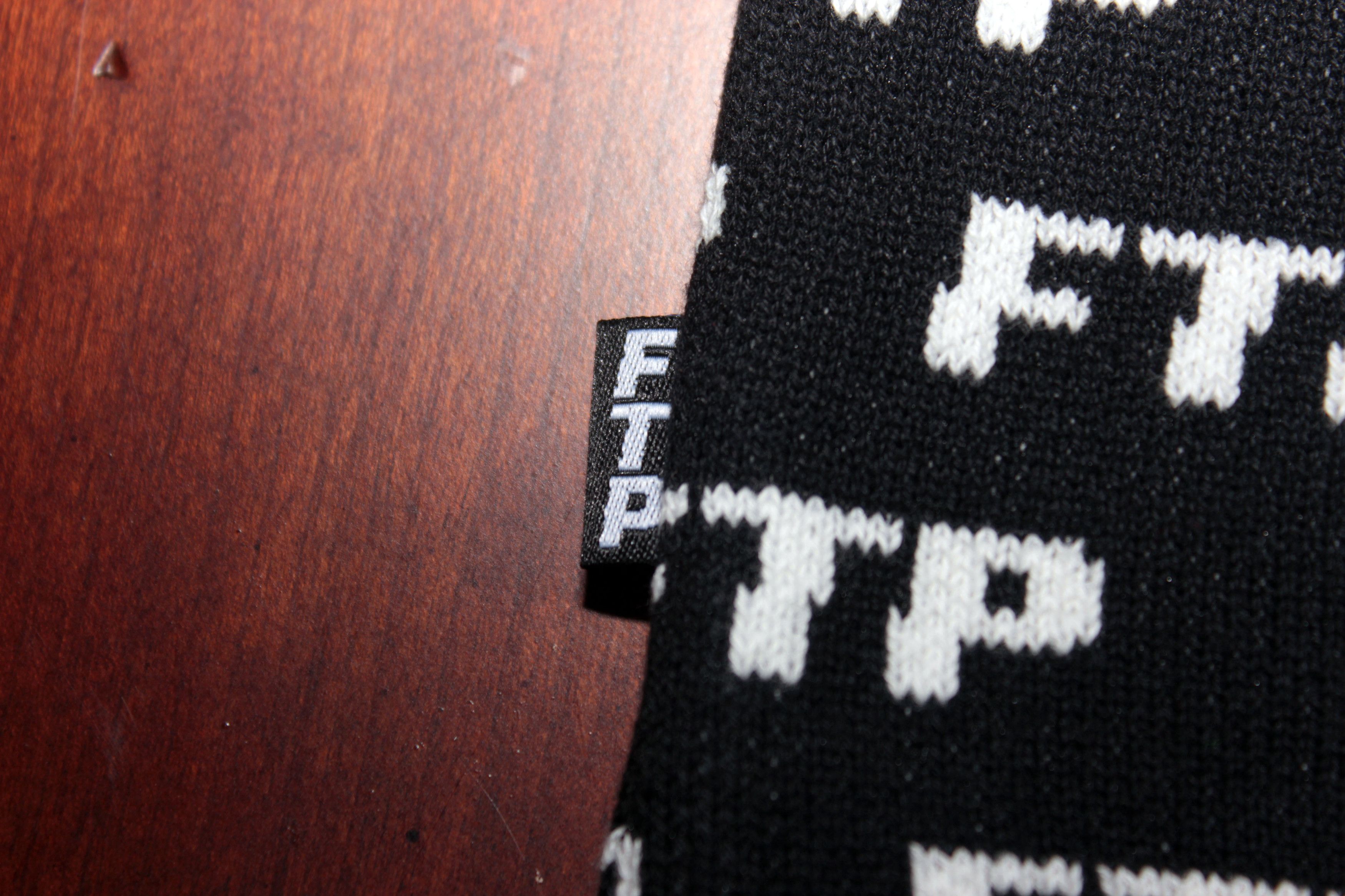 Fuck The Population FTP All-Over Logo Ski Mask (Black) Size ONE SIZE - 7 Thumbnail