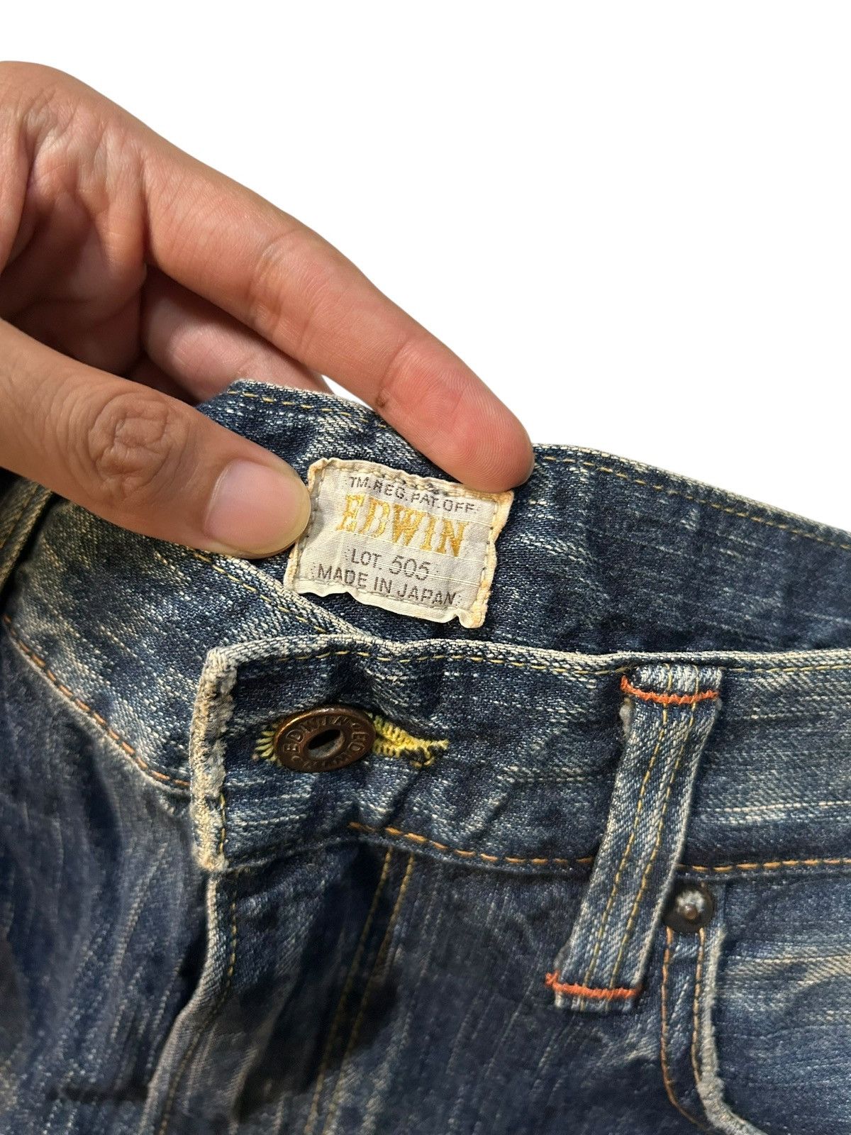 Edwin × Kapital × Vintage Vintage Edwin Flare Japanese Punk Style Denim Jeans Size US 33 - 8 Thumbnail