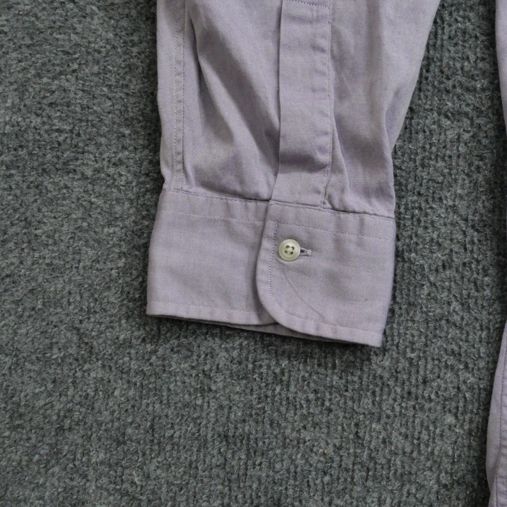 Brooks Brothers VINTAGE Brooks Brothers Shirt Mens 16.5 36 Purple Button-Up Oxford Long Sleeve Cotton Size US XL / EU 56 / 4 - 4 Thumbnail